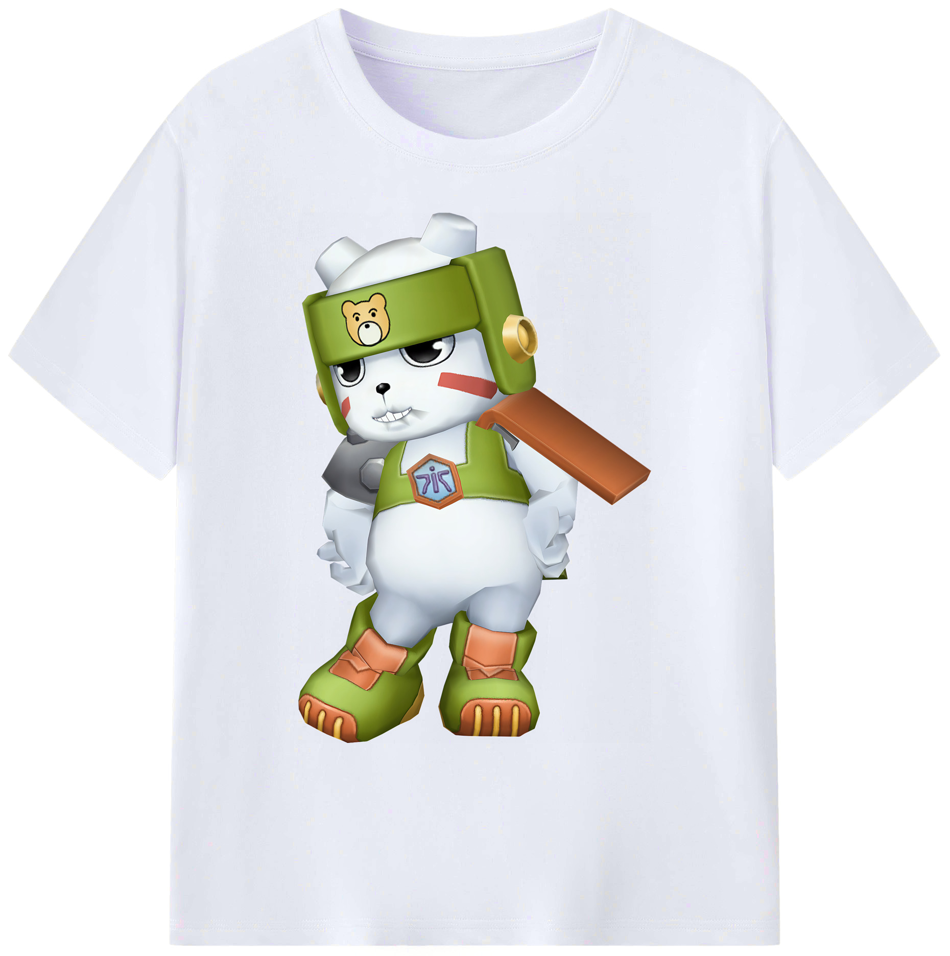 （画像用） Digimon デジタルモンスター/デジモン 綿100％ メンズ半袖Tシャツ｜肌触りやわらか＆通気性