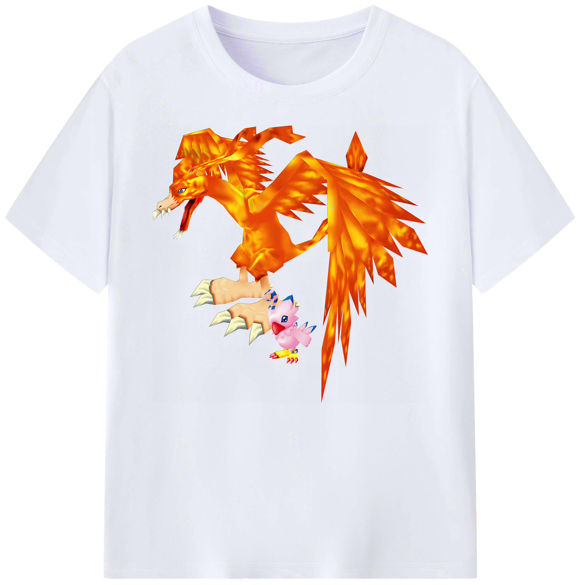 （画像用） Digimon デジタルモンスター/デジモン 綿100％ メンズ半袖Tシャツ｜肌触りやわらか＆通気性