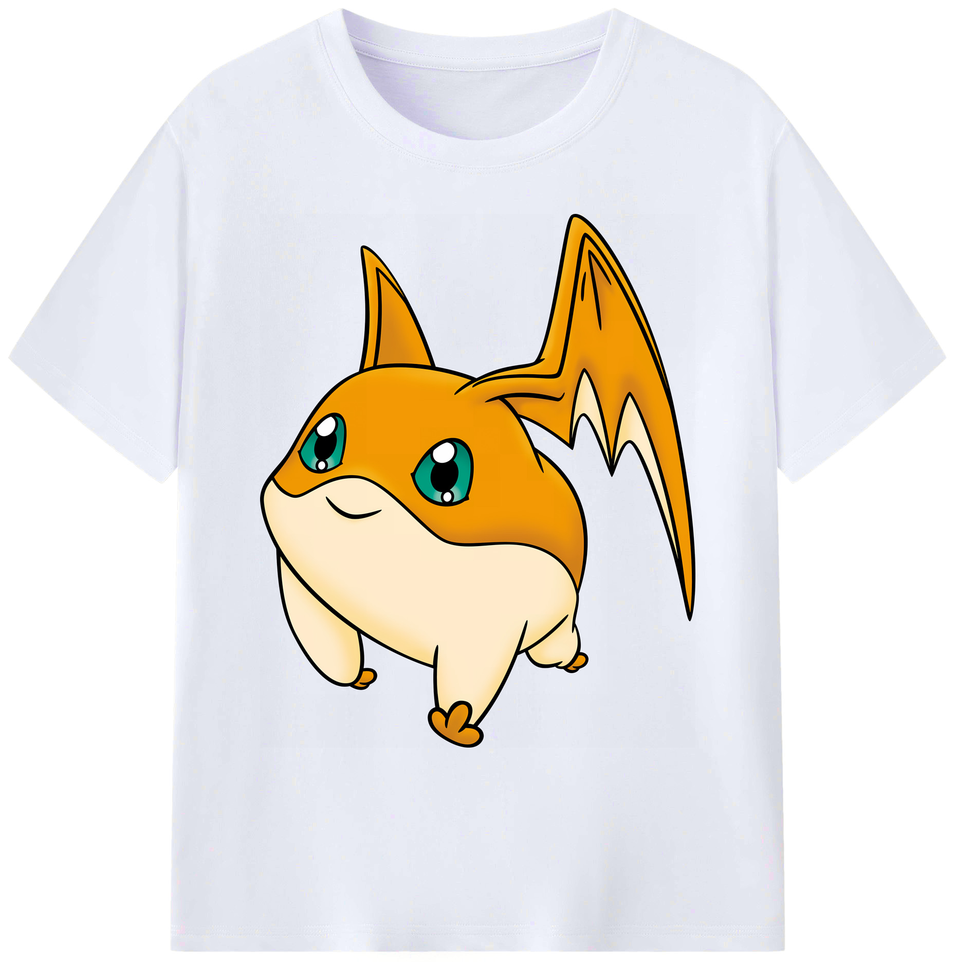 （画像用） Digimon デジタルモンスター/デジモン 綿100％ メンズ半袖Tシャツ｜肌触りやわらか＆通気性