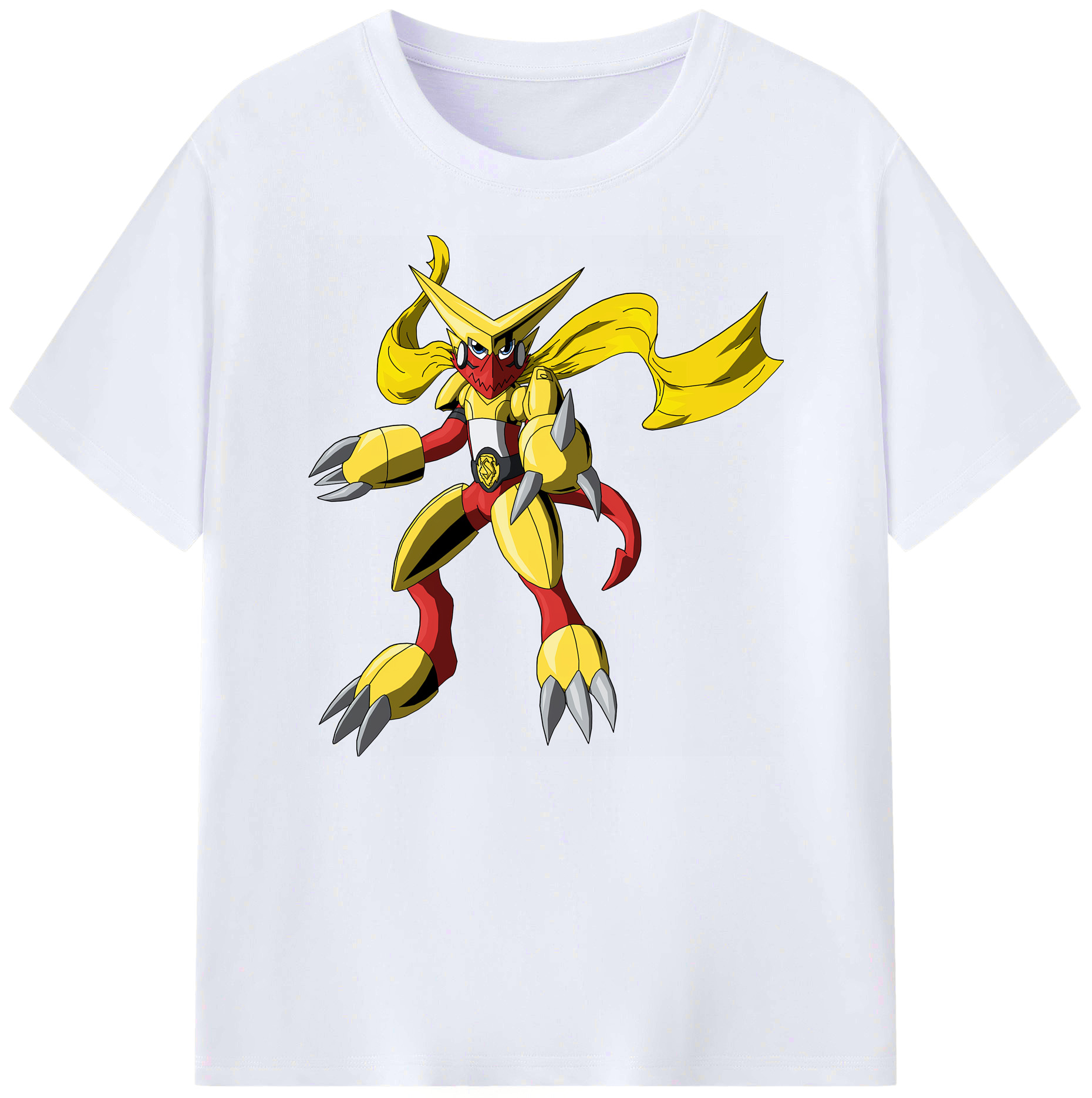 （画像用） Digimon デジタルモンスター/デジモン 綿100％ メンズ半袖Tシャツ｜肌触りやわらか＆通気性