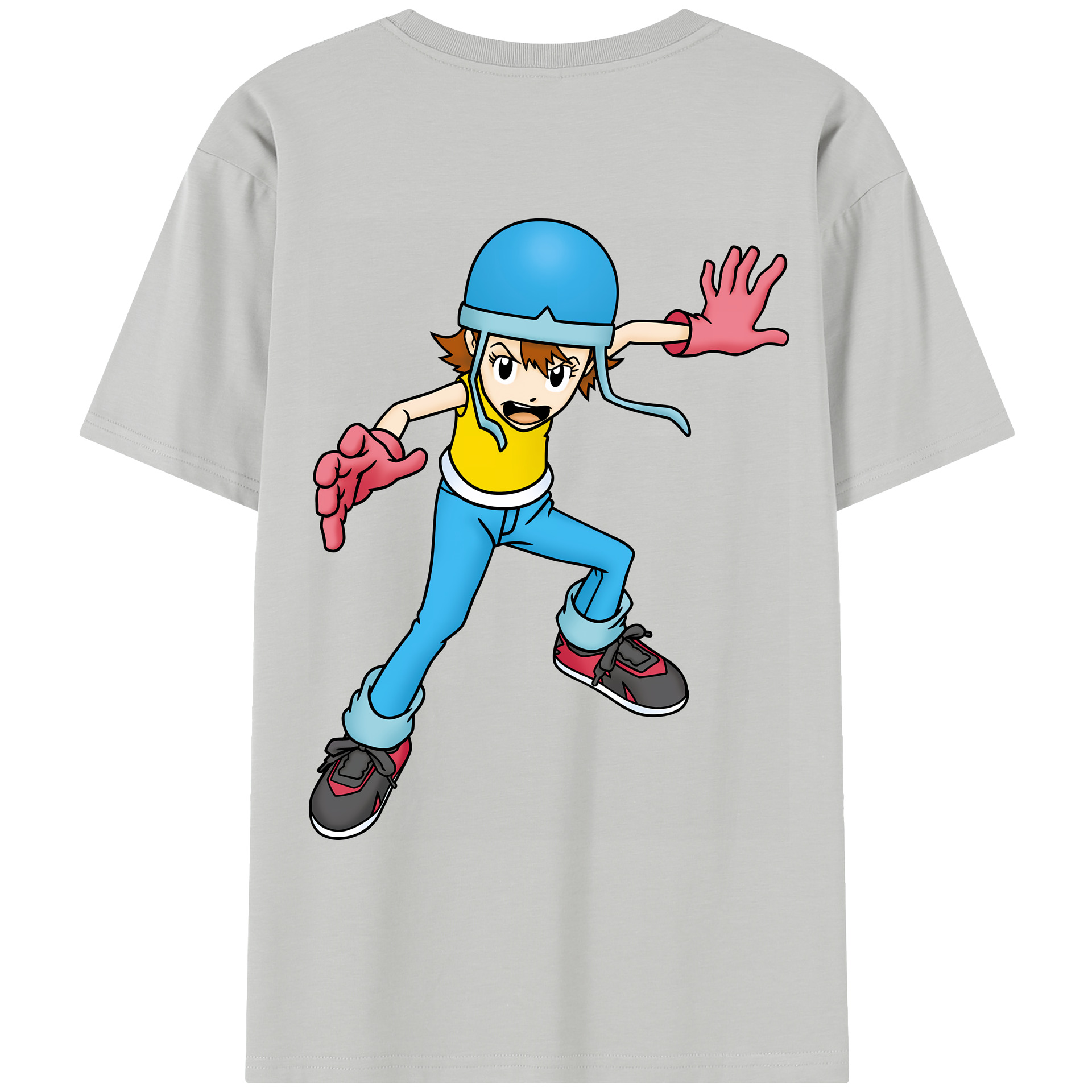 （画像用） Digimon デジタルモンスター/デジモン レディース半袖Tシャツ(バックプリント)