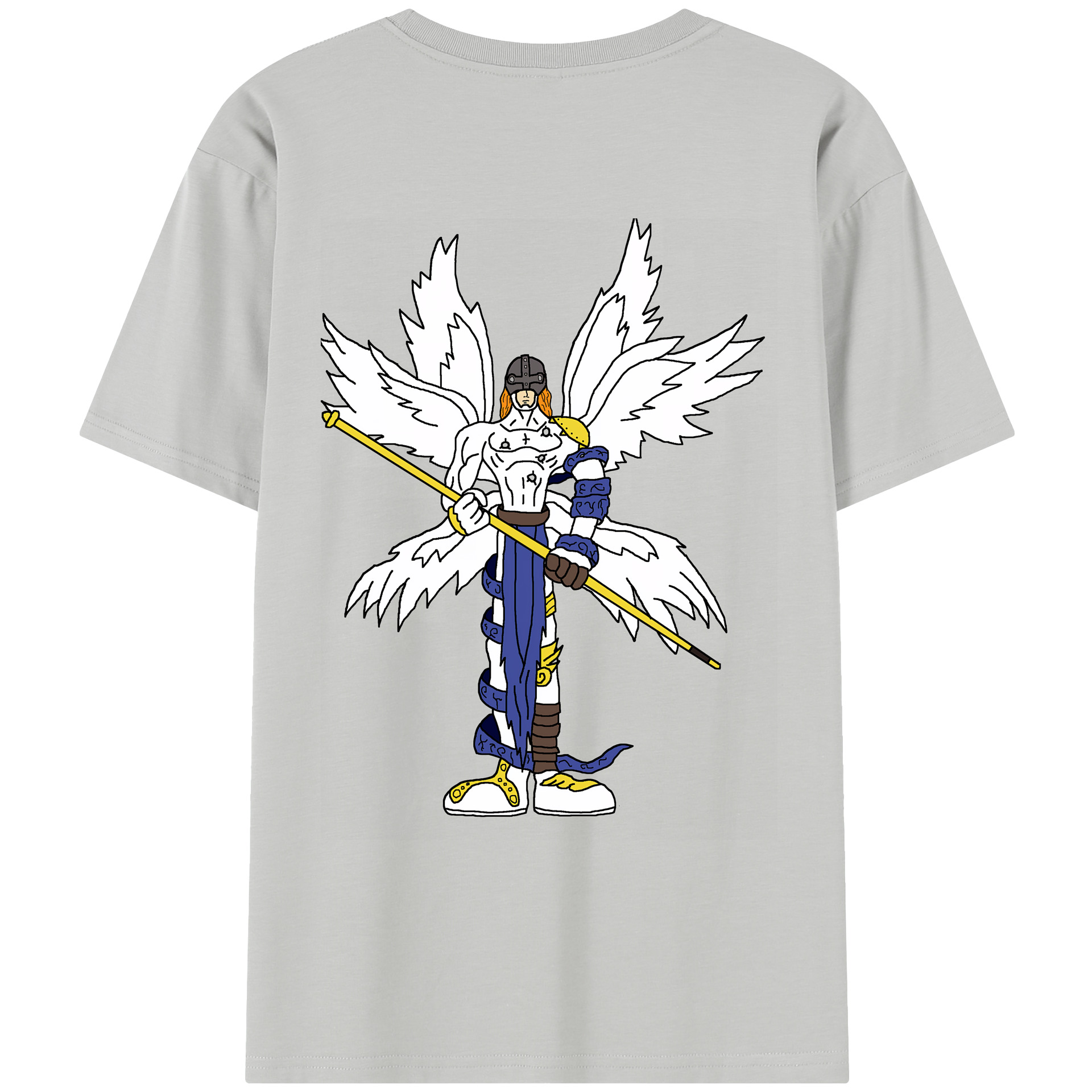 （画像用） Digimon デジタルモンスター/デジモン レディース半袖Tシャツ(バックプリント)