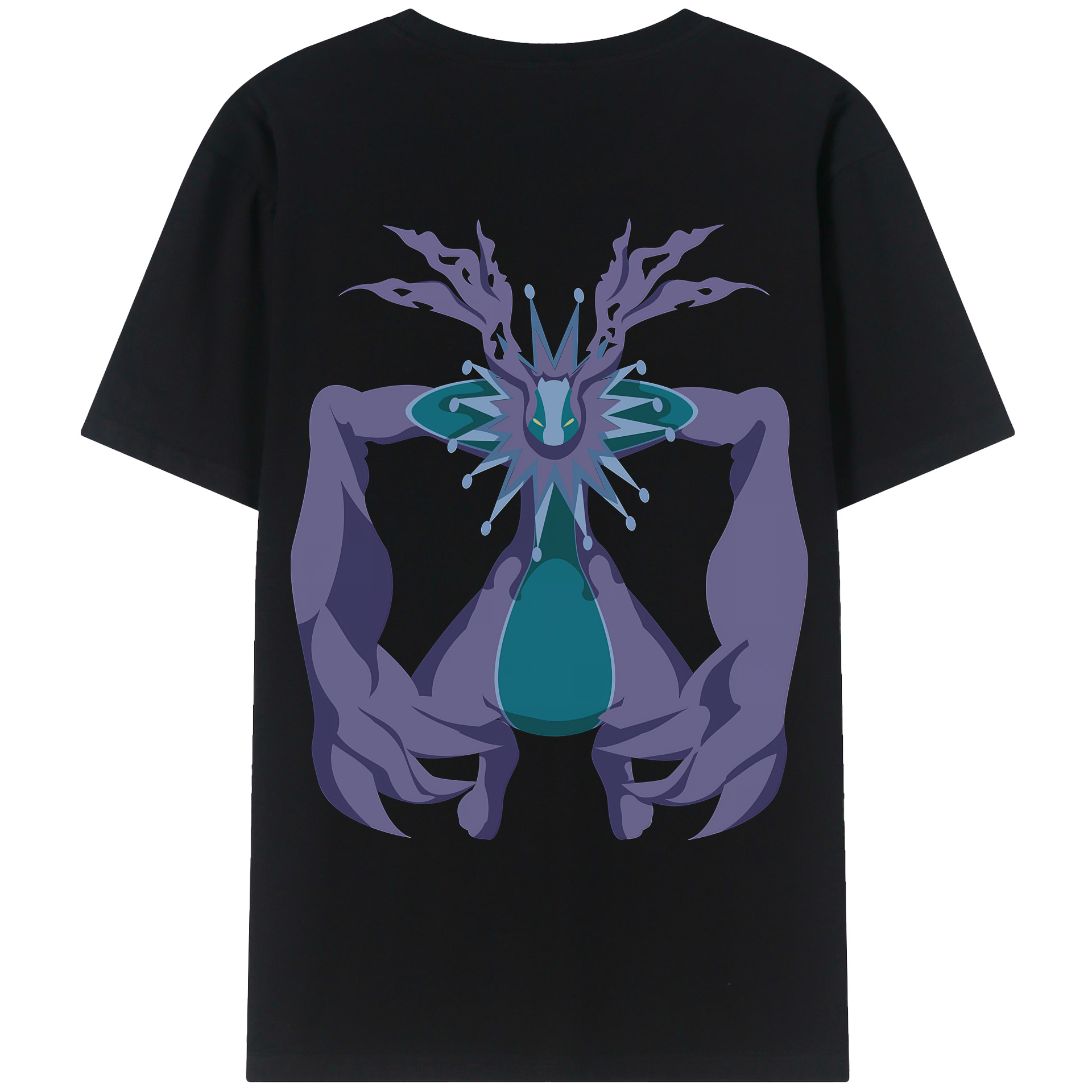 （画像用） Digimon デジタルモンスター/デジモン レディース半袖Tシャツ(バックプリント)