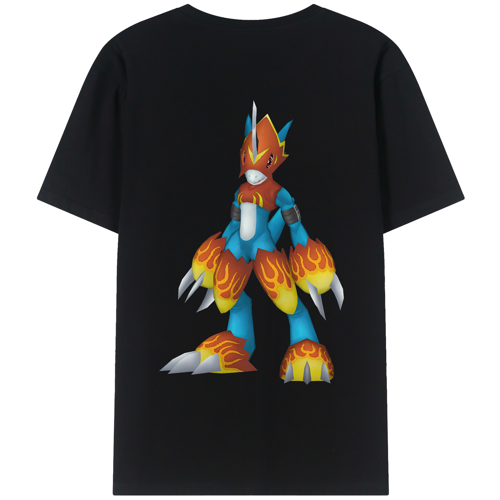 （画像用） Digimon デジタルモンスター/デジモン レディース半袖Tシャツ(バックプリント)