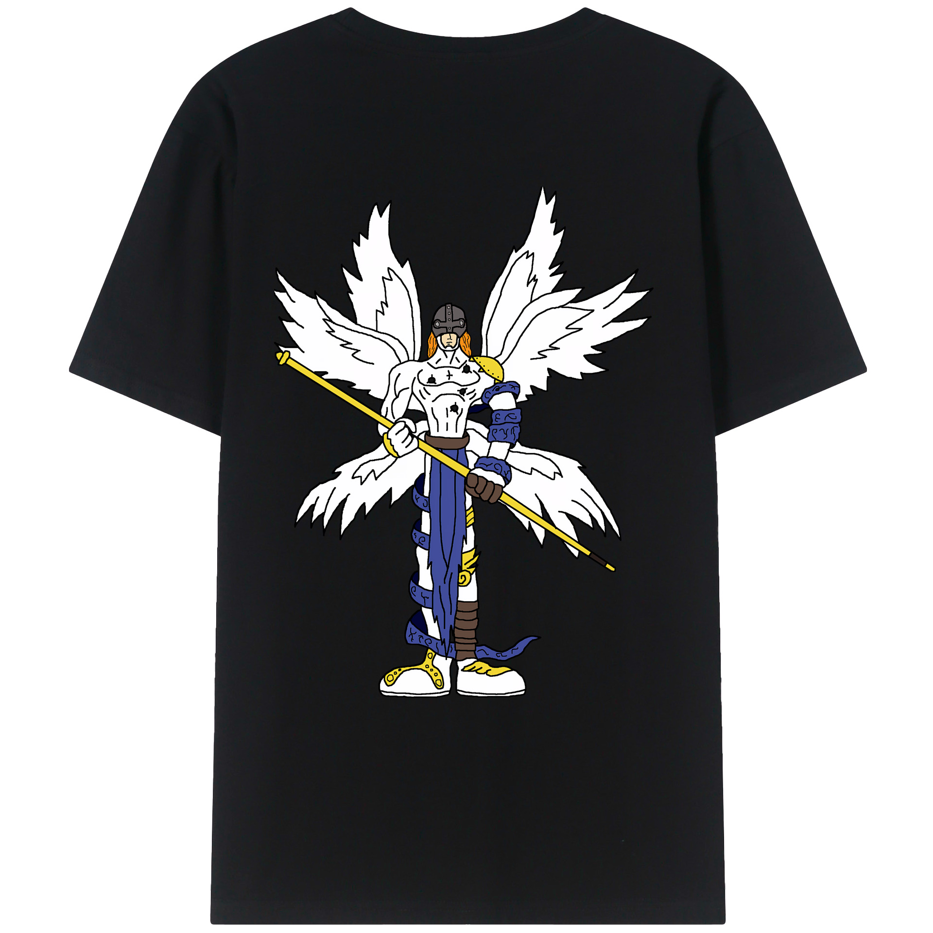 （画像用） Digimon デジタルモンスター/デジモン レディース半袖Tシャツ(バックプリント)