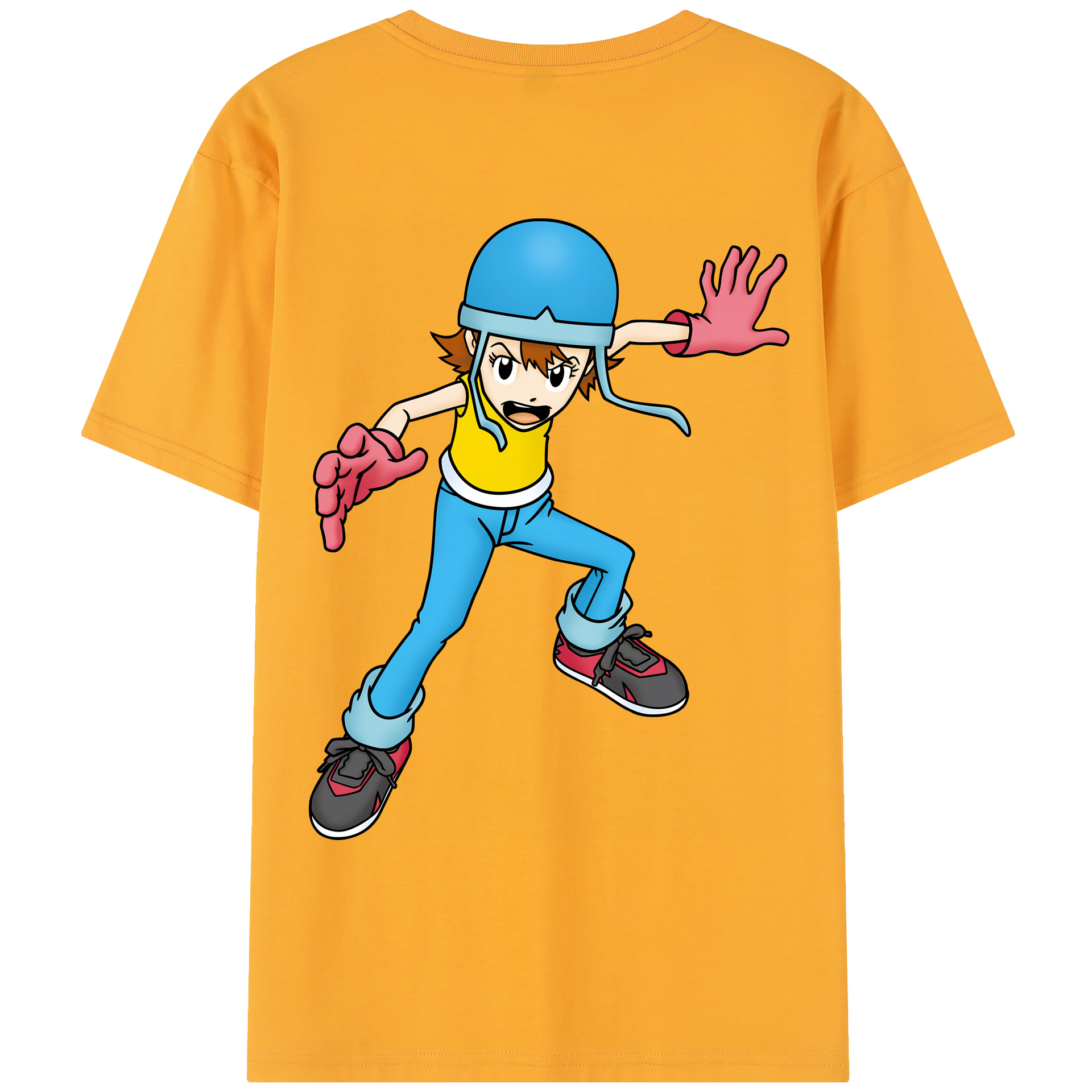 （画像用） Digimon デジタルモンスター/デジモン レディース半袖Tシャツ(バックプリント)