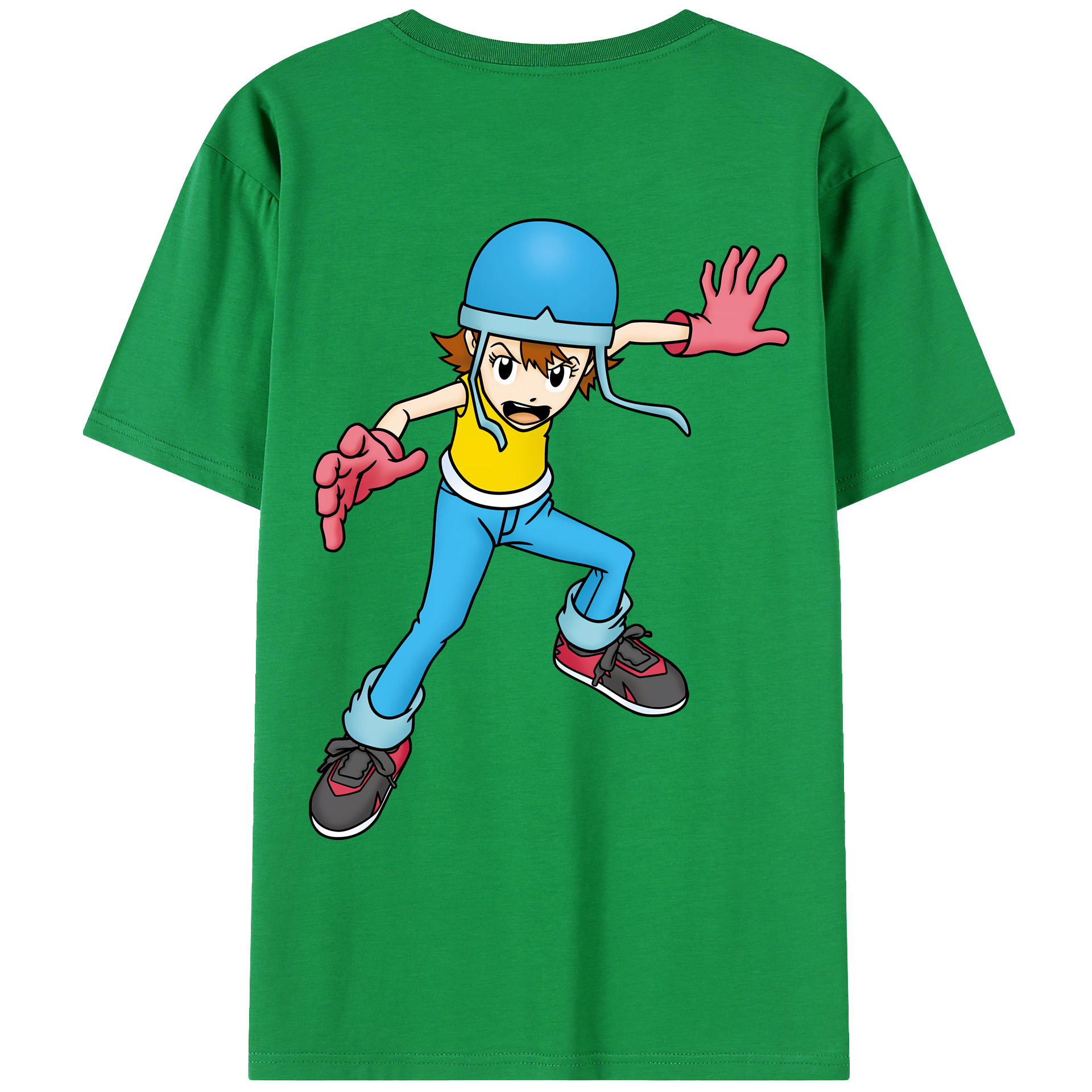 （画像用） Digimon デジタルモンスター/デジモン レディース半袖Tシャツ(バックプリント)