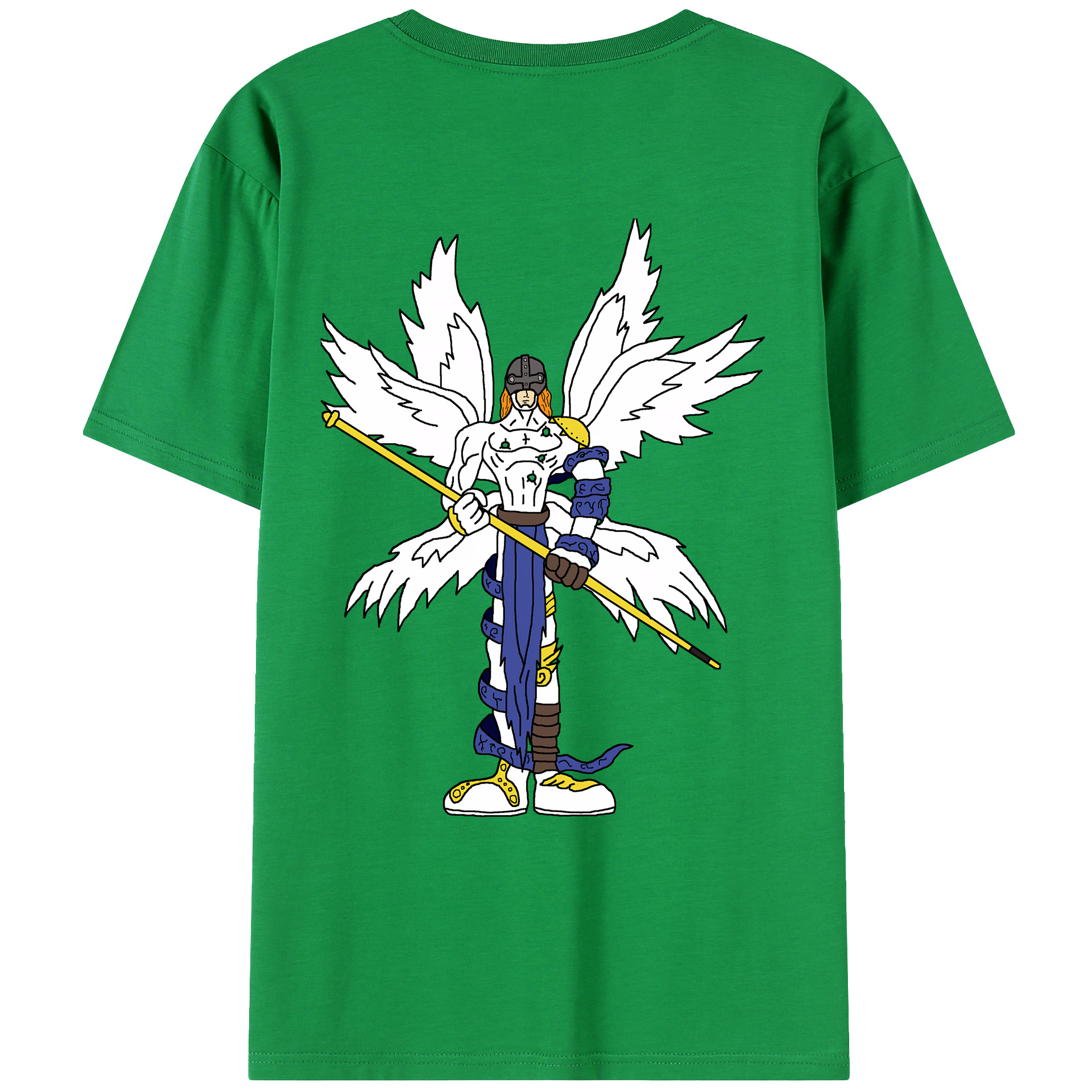 （画像用） Digimon デジタルモンスター/デジモン レディース半袖Tシャツ(バックプリント)