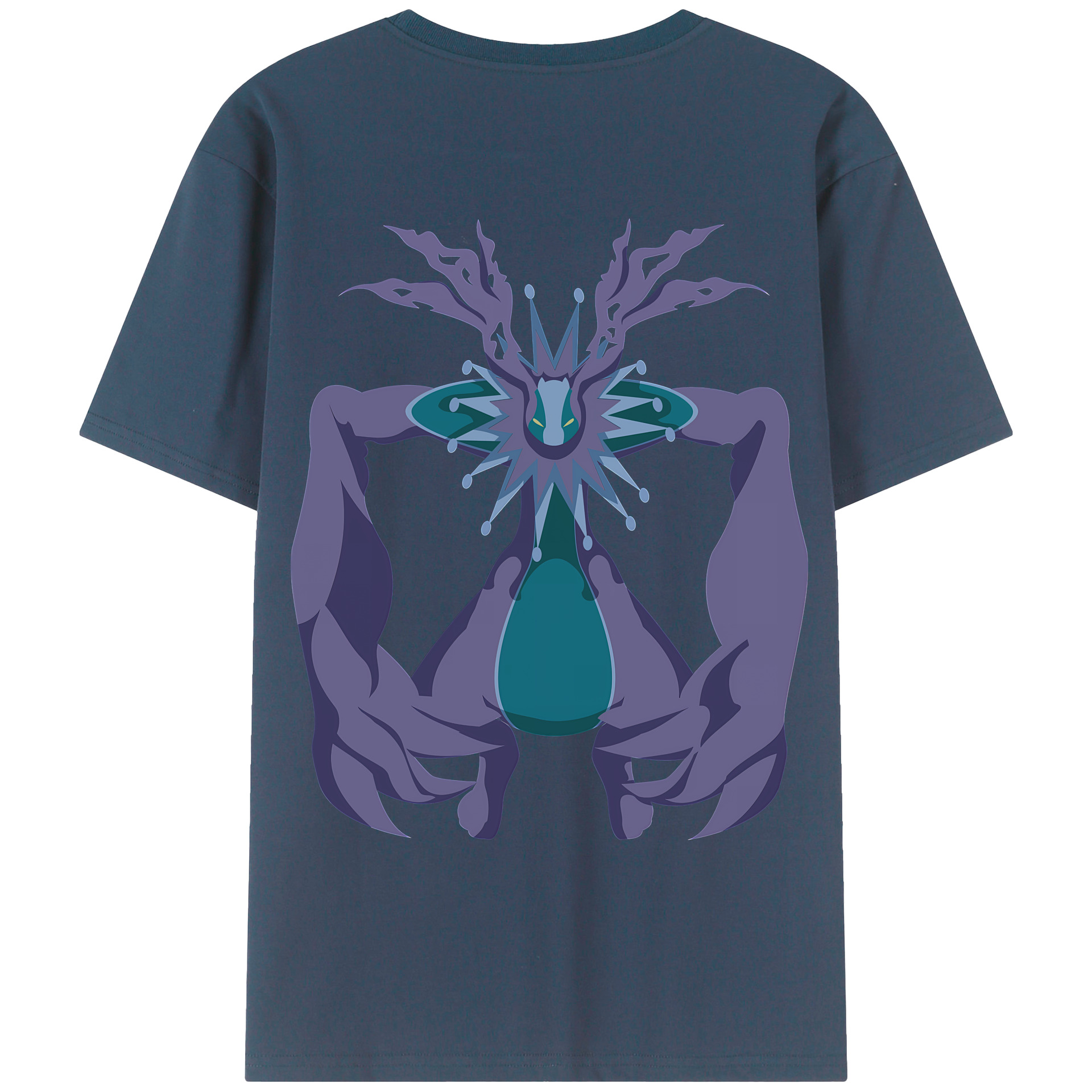 （画像用） Digimon デジタルモンスター/デジモン レディース半袖Tシャツ(バックプリント)