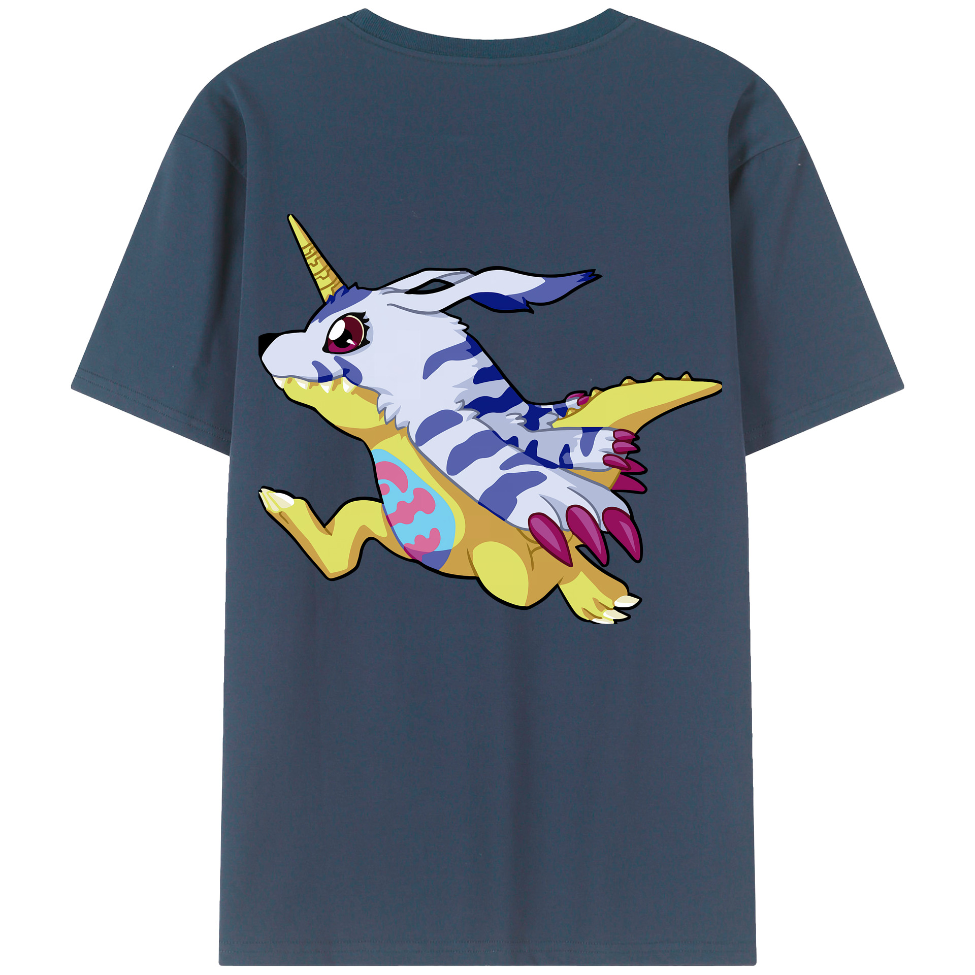 （画像用） Digimon デジタルモンスター/デジモン レディース半袖Tシャツ(バックプリント)