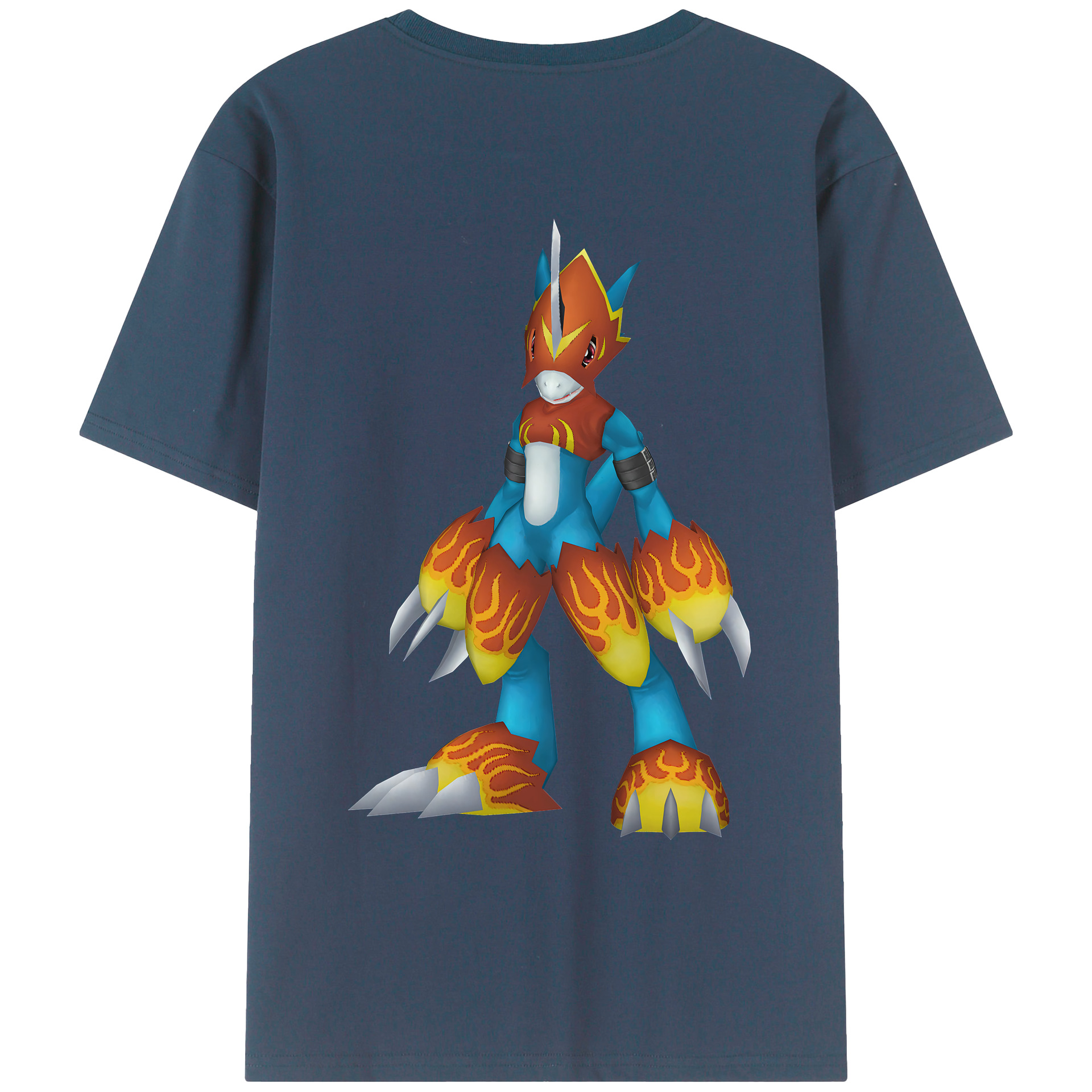（画像用） Digimon デジタルモンスター/デジモン レディース半袖Tシャツ(バックプリント)