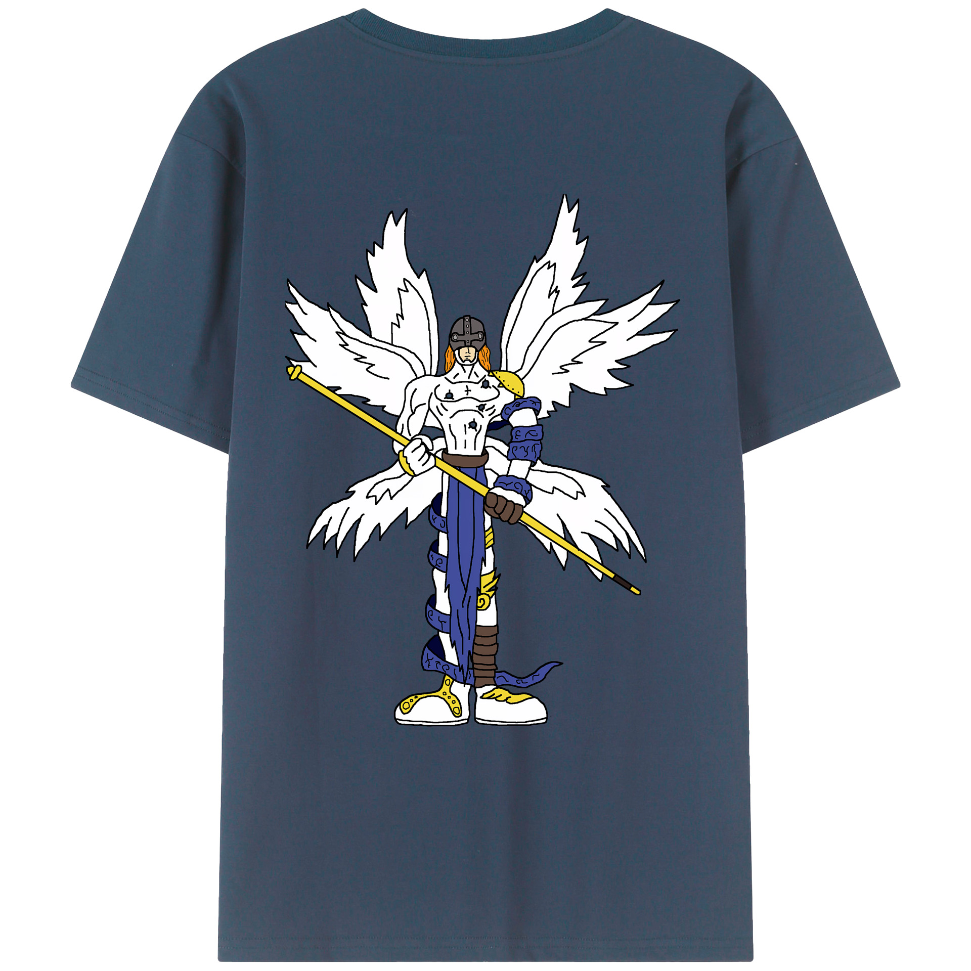 （画像用） Digimon デジタルモンスター/デジモン レディース半袖Tシャツ(バックプリント)