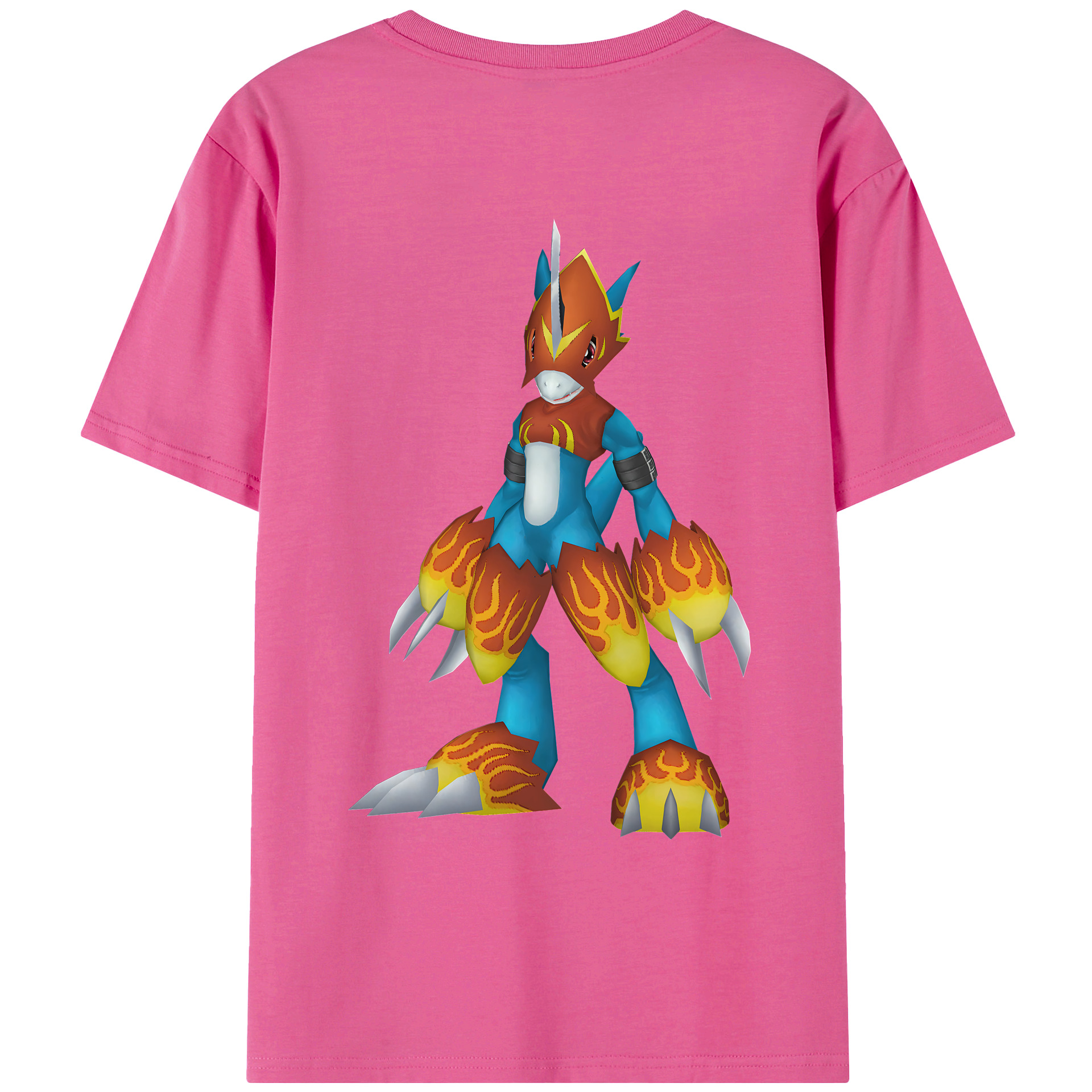 （画像用） Digimon デジタルモンスター/デジモン レディース半袖Tシャツ(バックプリント)