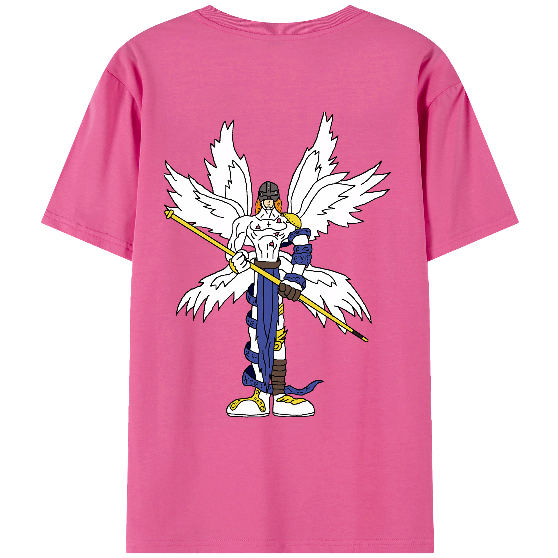 （画像用） Digimon デジタルモンスター/デジモン レディース半袖Tシャツ(バックプリント)
