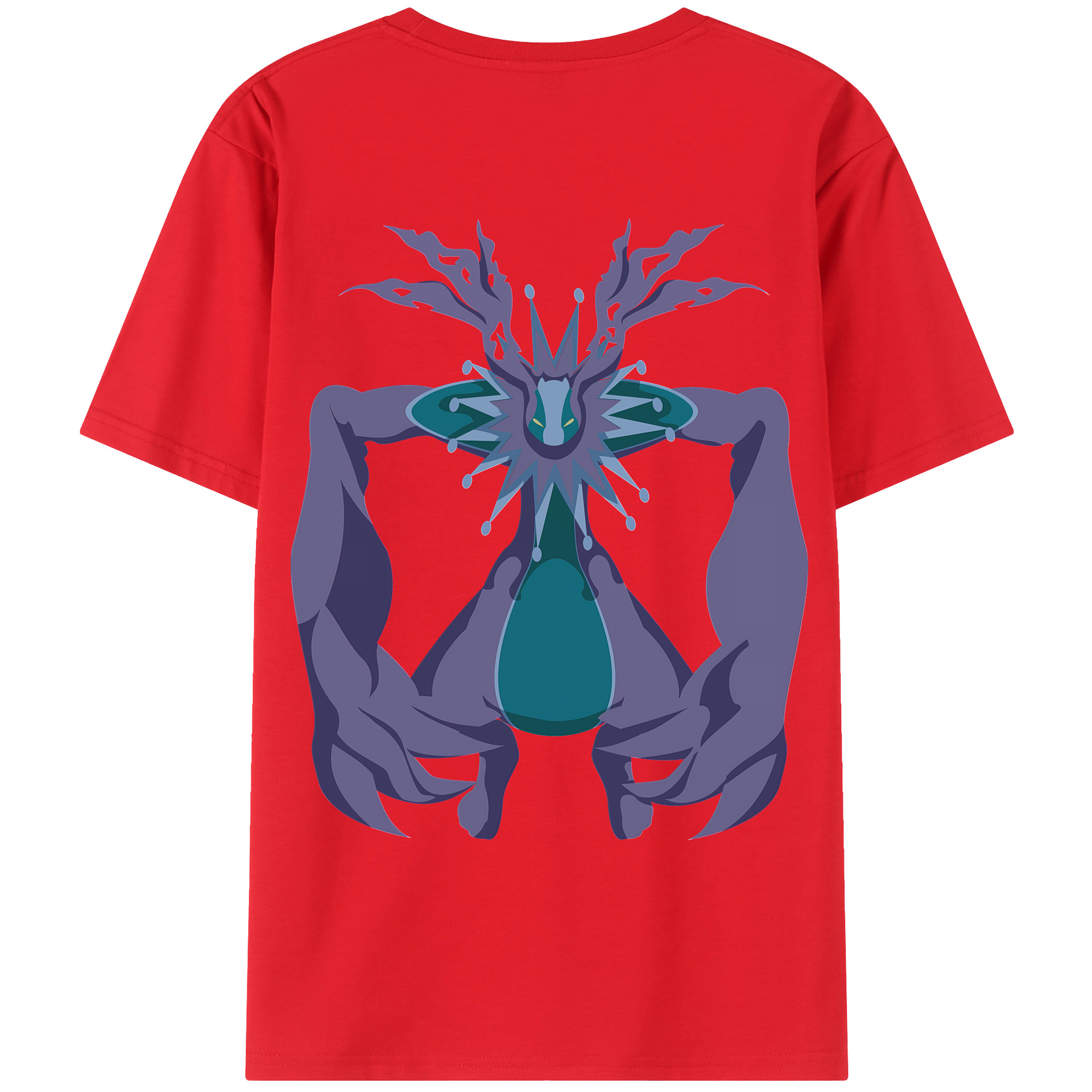 （画像用） Digimon デジタルモンスター/デジモン レディース半袖Tシャツ(バックプリント)