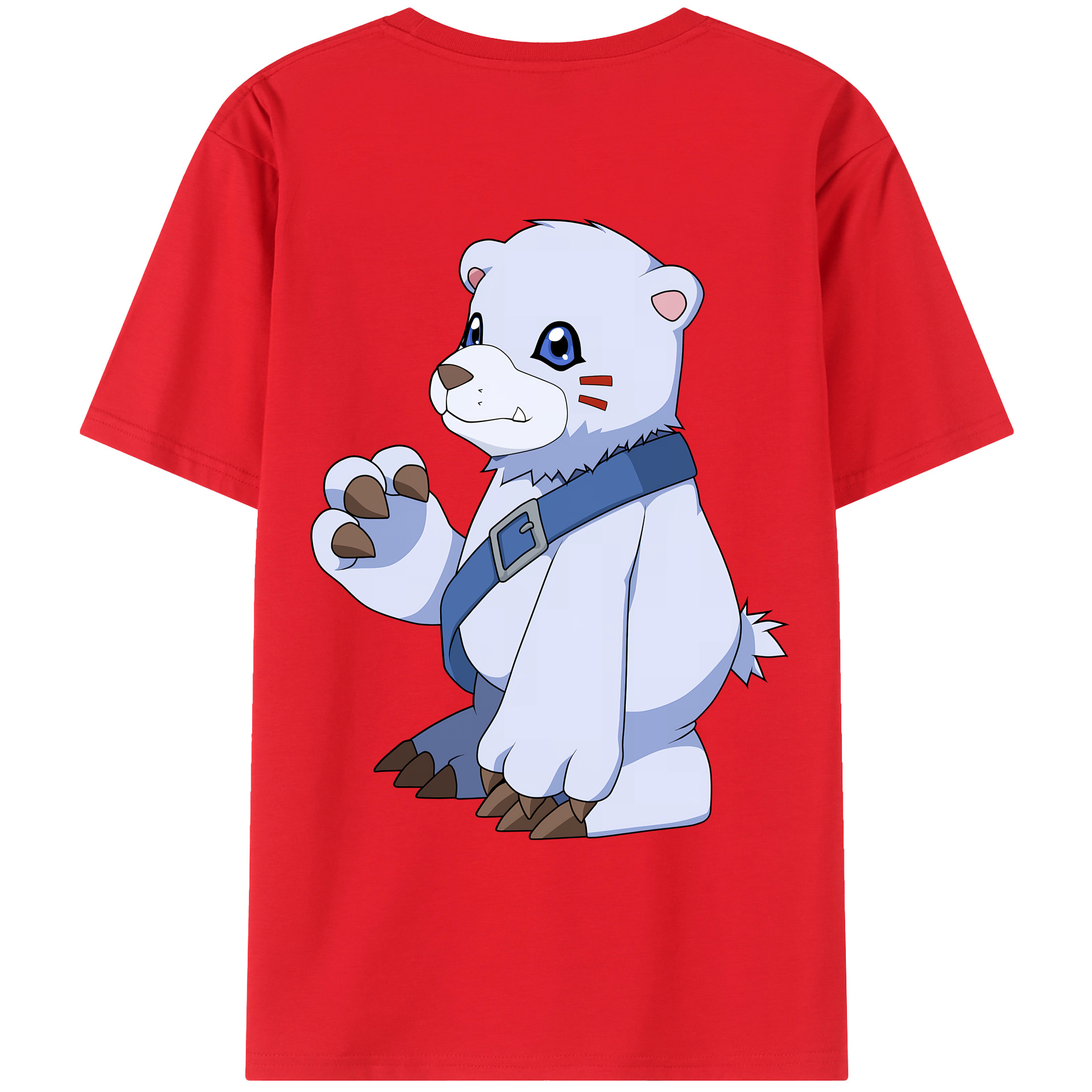 （画像用） Digimon デジタルモンスター/デジモン レディース半袖Tシャツ(バックプリント)