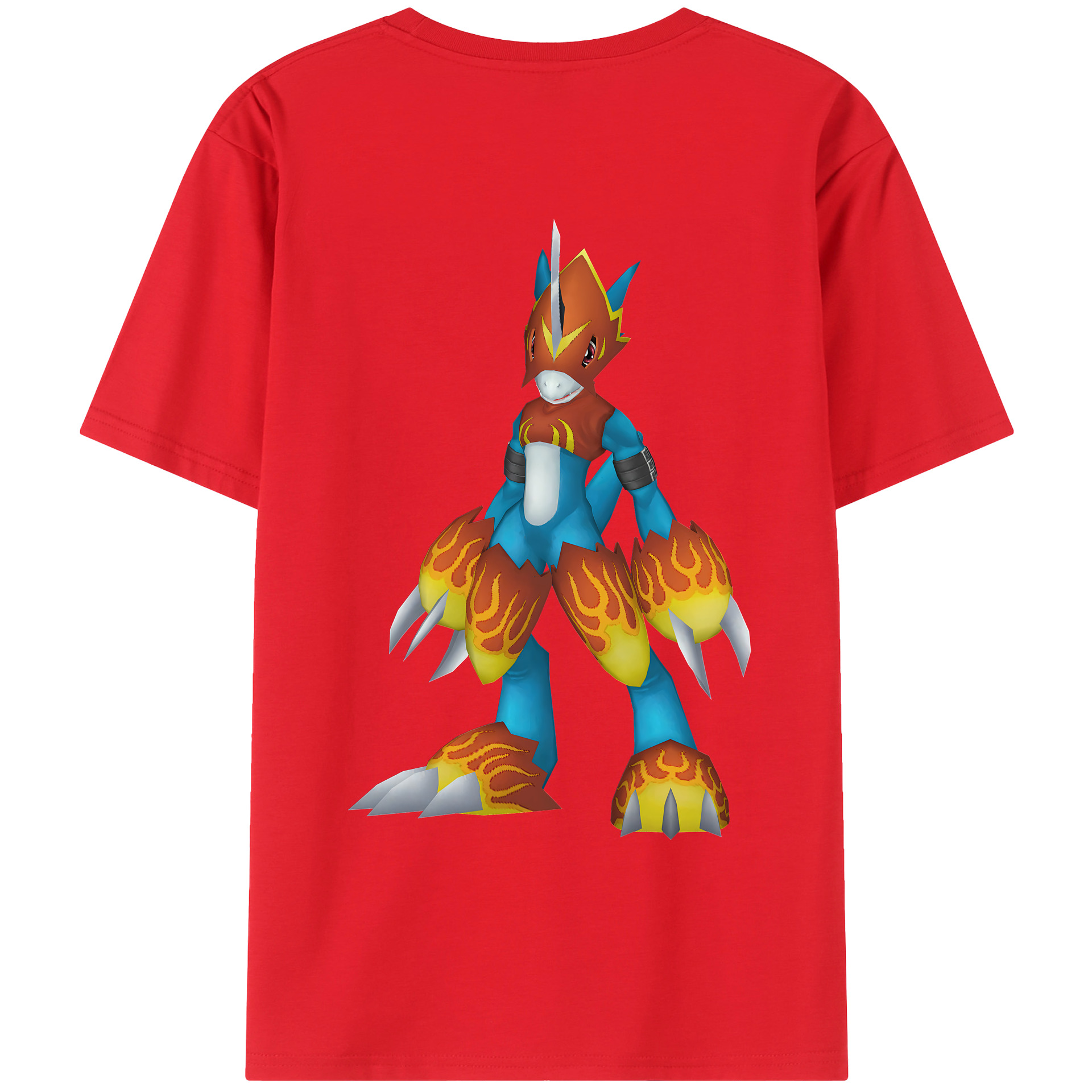 （画像用） Digimon デジタルモンスター/デジモン レディース半袖Tシャツ(バックプリント)
