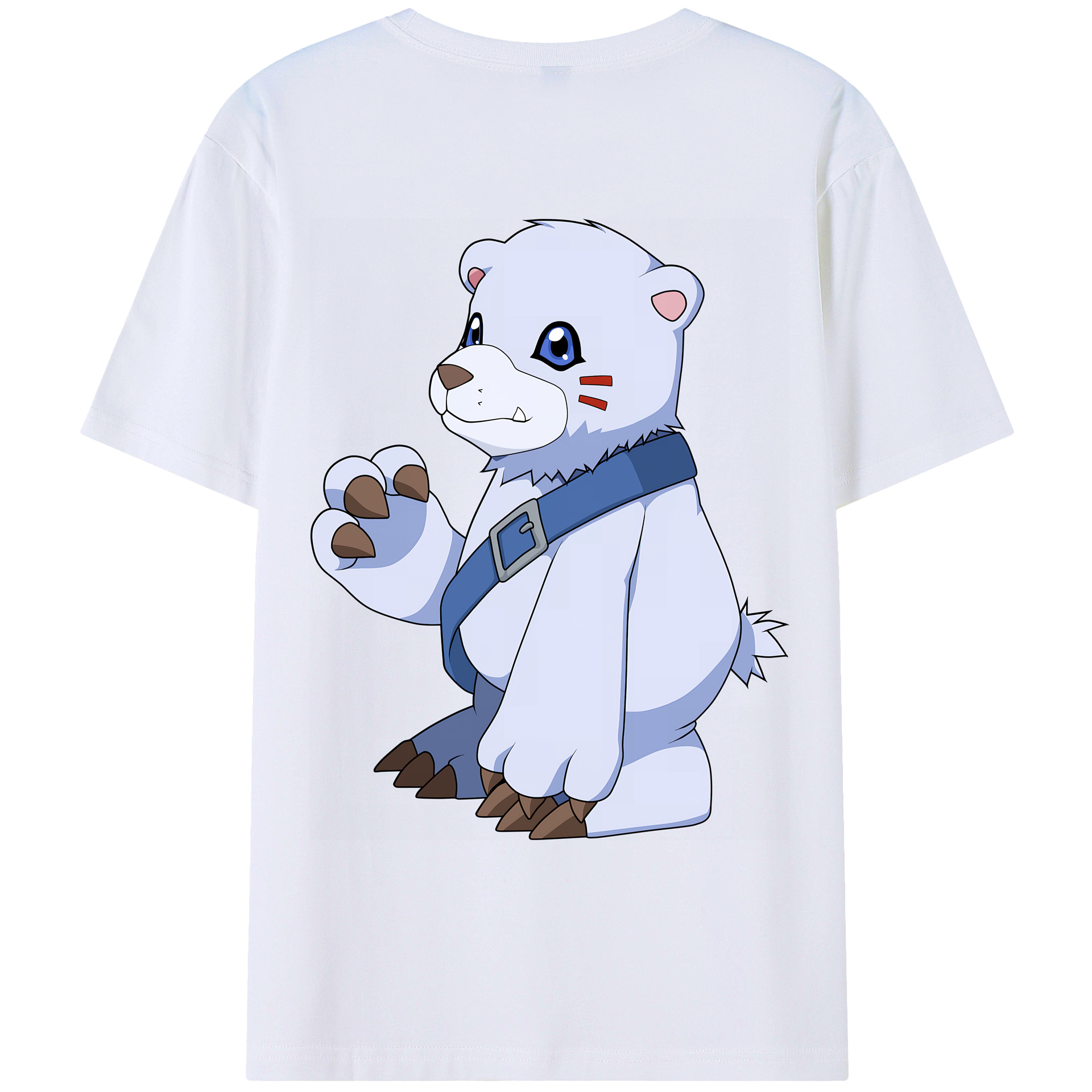 （画像用） Digimon デジタルモンスター/デジモン レディース半袖Tシャツ(バックプリント)