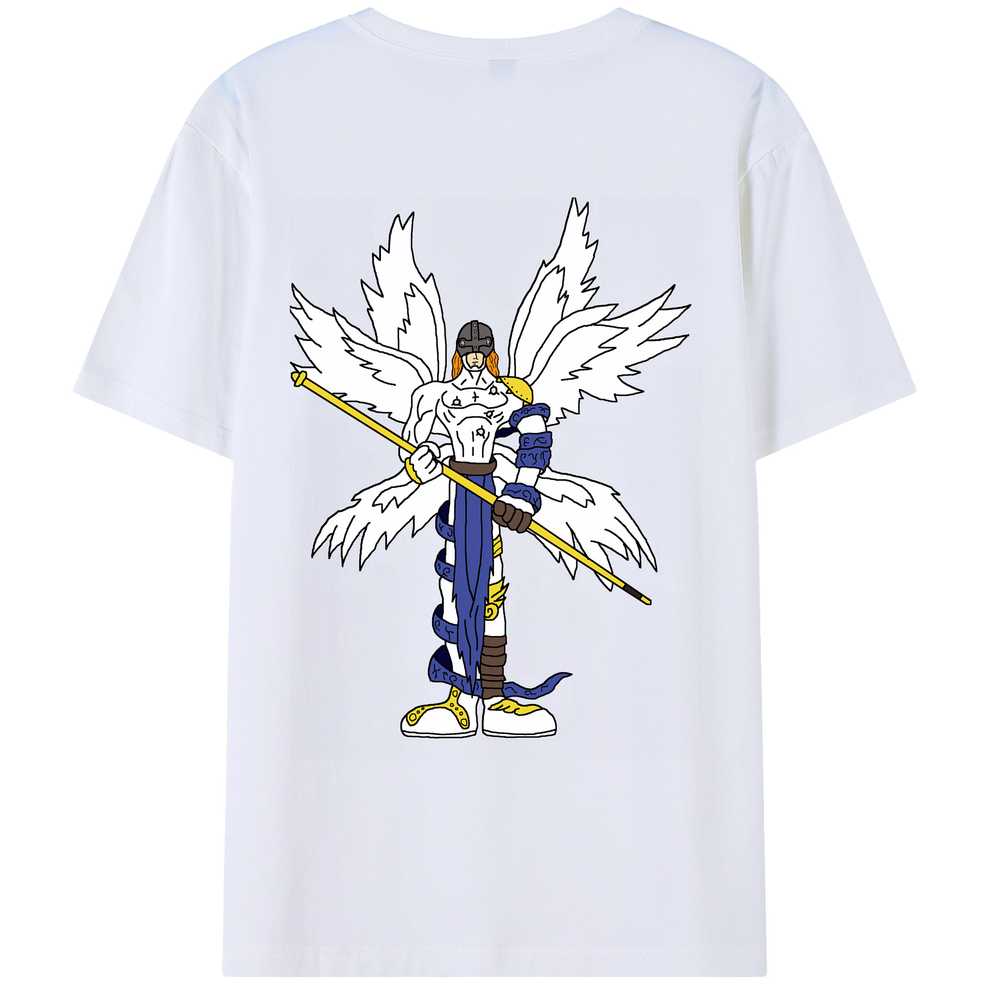 （画像用） Digimon デジタルモンスター/デジモン レディース半袖Tシャツ(バックプリント)