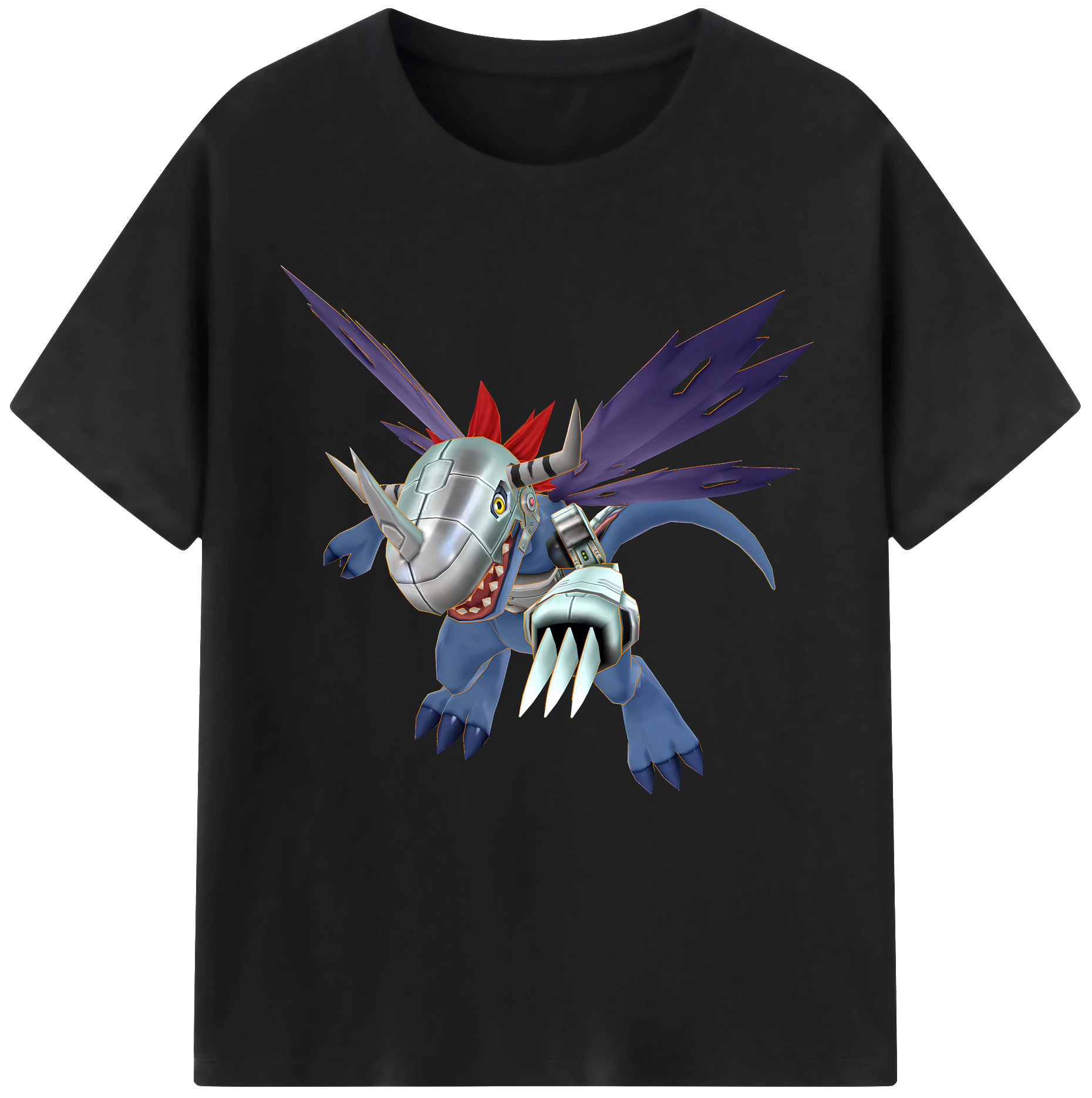 （画像用） Digimon デジタルモンスター/デジモン レディースカジュアルプリントTシャツ（綿100％）