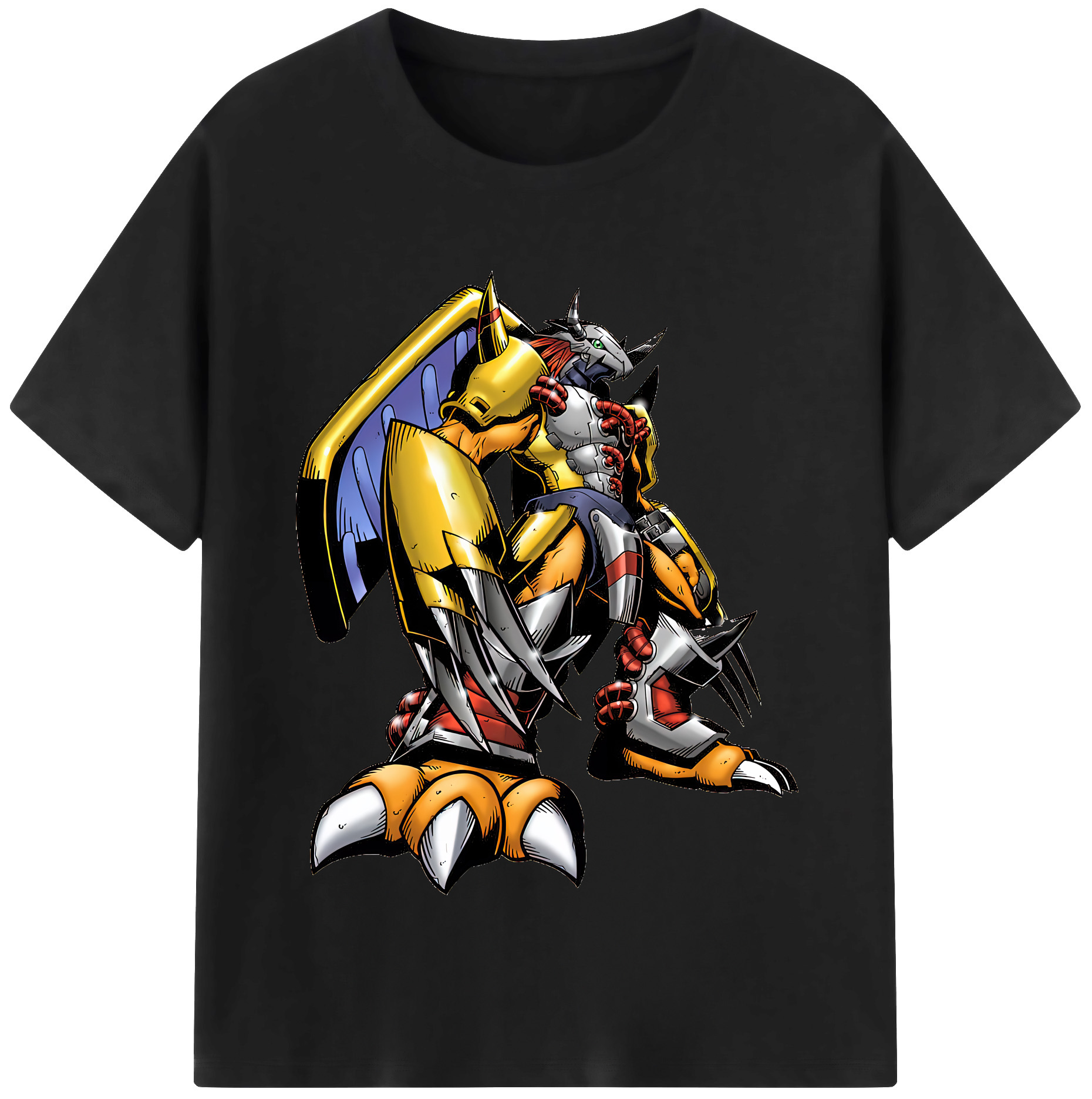 （画像用） Digimon デジタルモンスター/デジモン レディースカジュアルプリントTシャツ（綿100％）