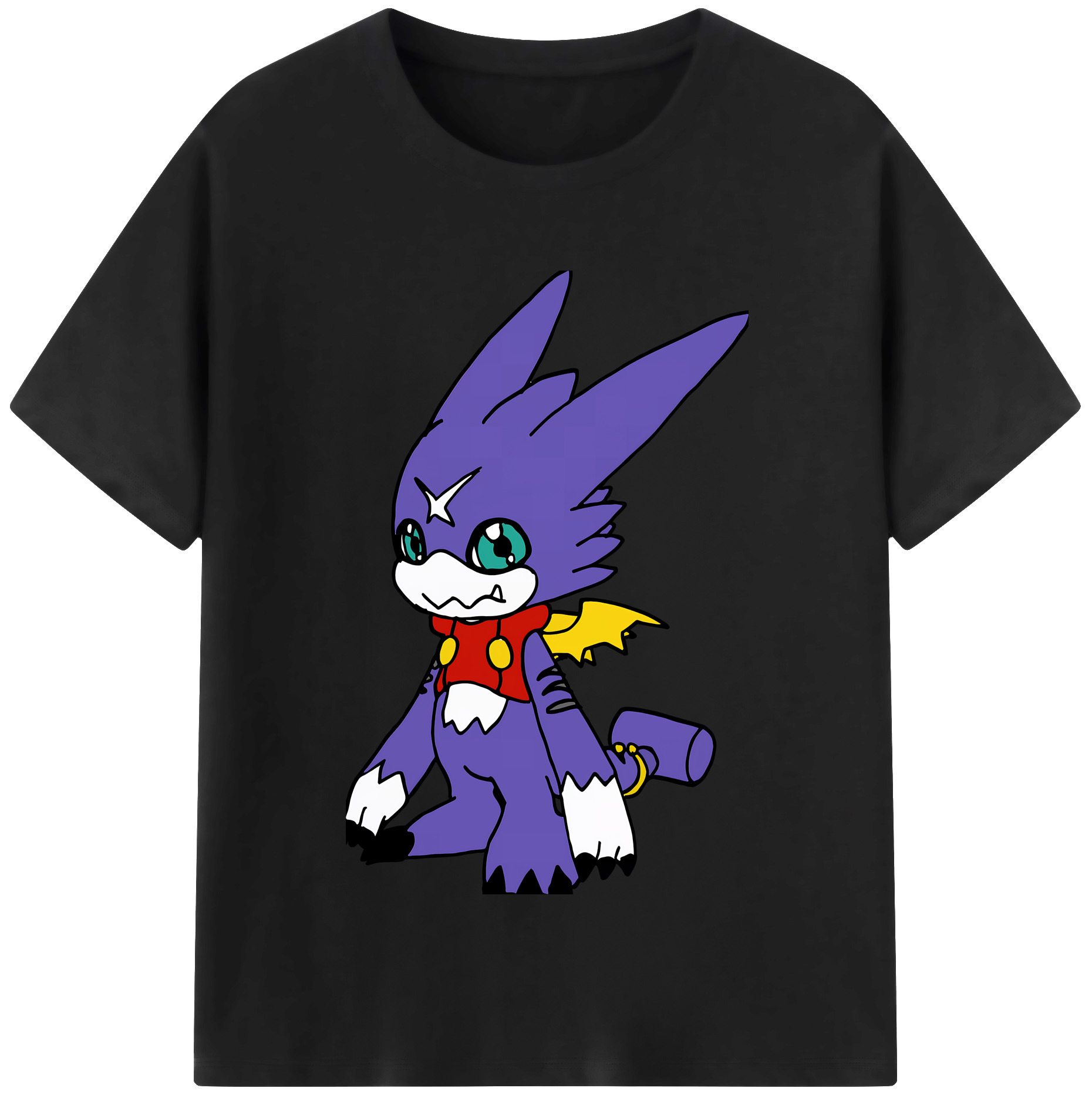 （画像用） Digimon デジタルモンスター/デジモン レディースカジュアルプリントTシャツ（綿100％）