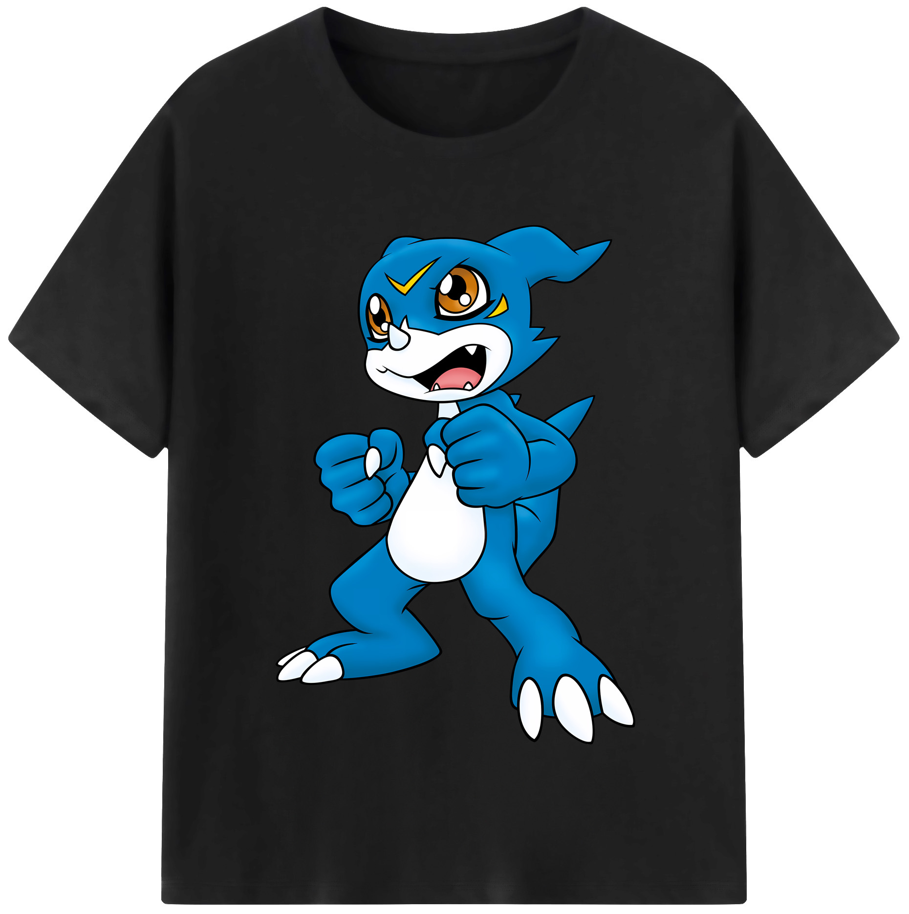 （画像用） Digimon デジタルモンスター/デジモン レディースカジュアルプリントTシャツ（綿100％）