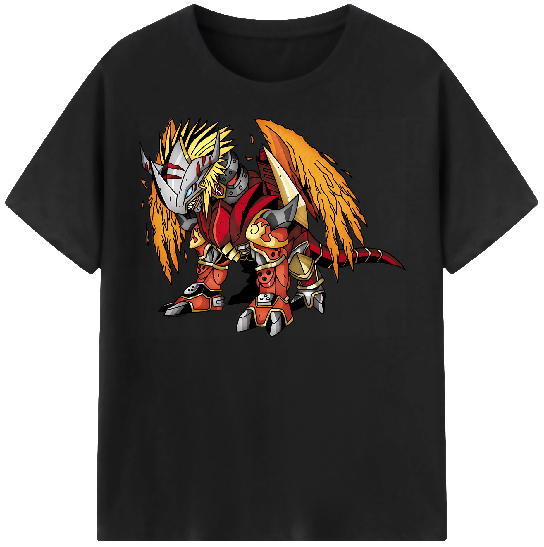 （画像用） Digimon デジタルモンスター/デジモン レディースカジュアルプリントTシャツ（綿100％）