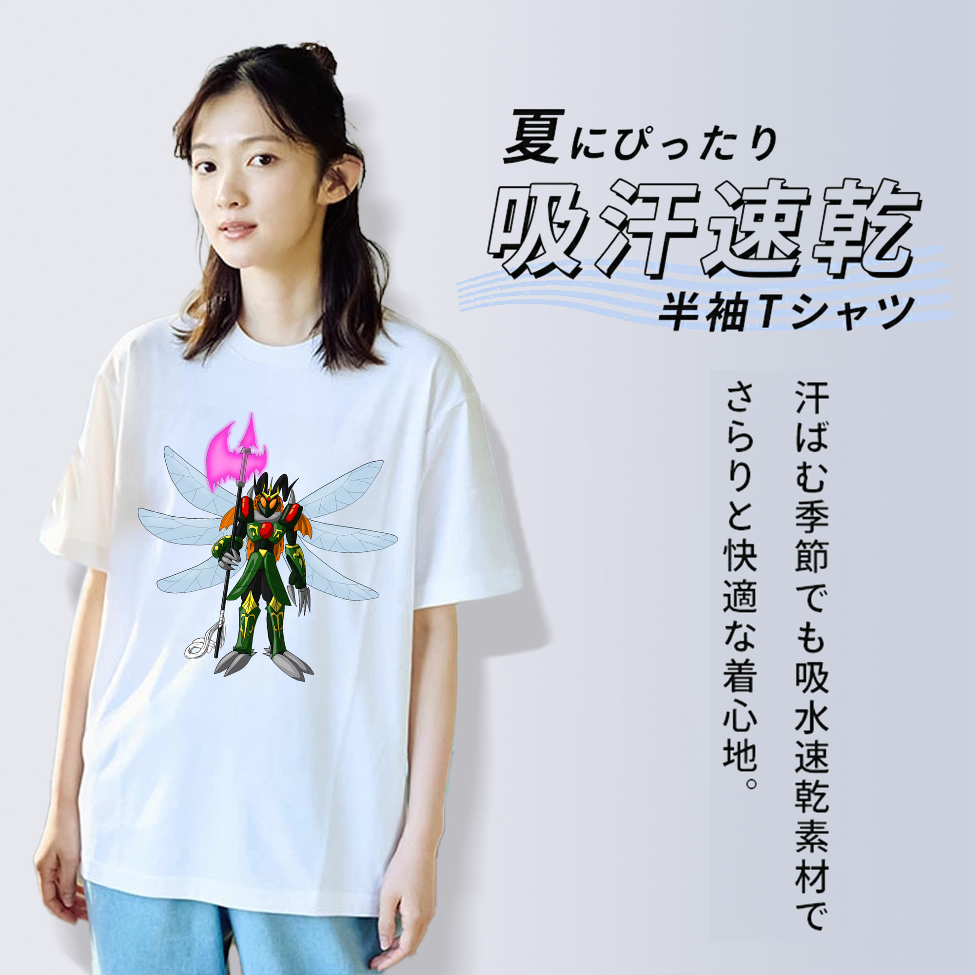 Digimon デジタルモンスター/デジモン レディースカジュアルプリントTシャツ（綿100％）