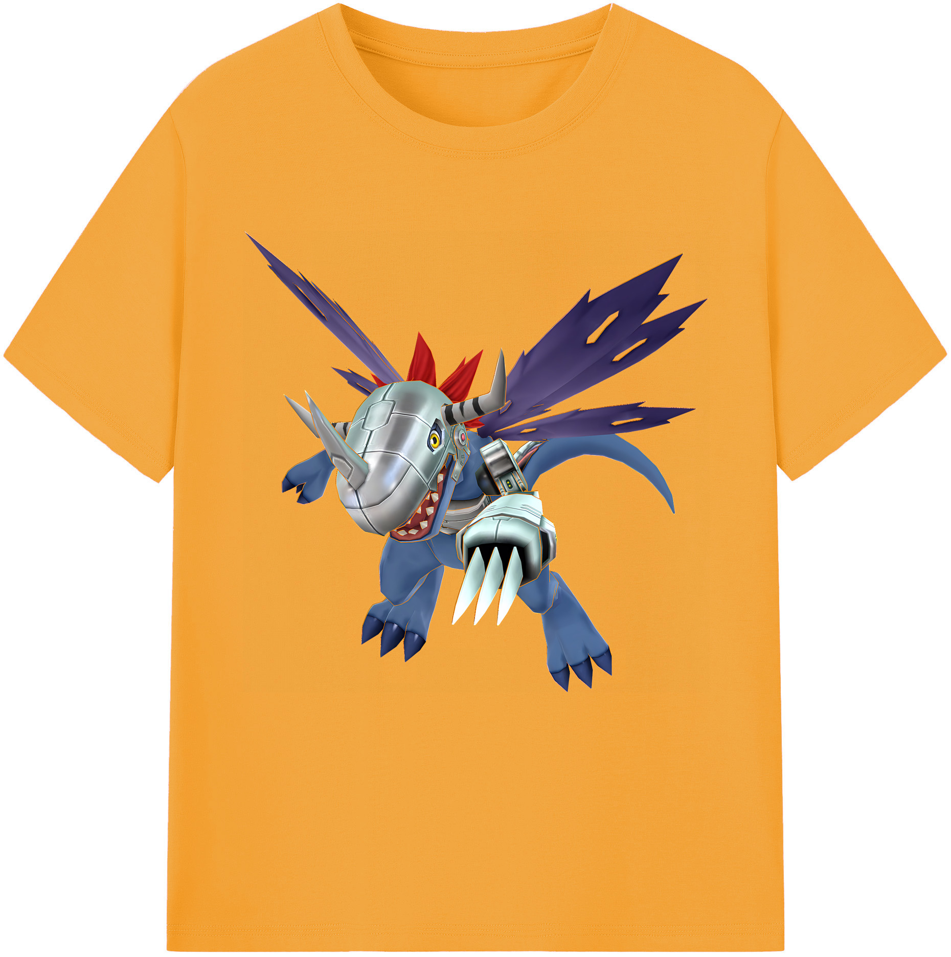 （画像用） Digimon デジタルモンスター/デジモン レディースカジュアルプリントTシャツ（綿100％）