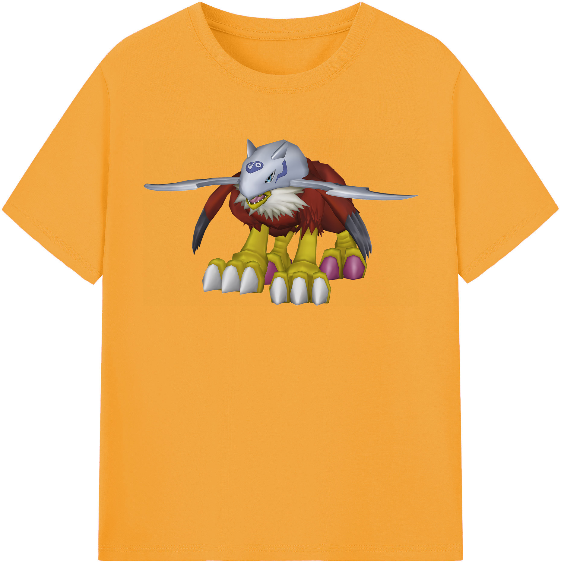 （画像用） Digimon デジタルモンスター/デジモン レディースカジュアルプリントTシャツ（綿100％）
