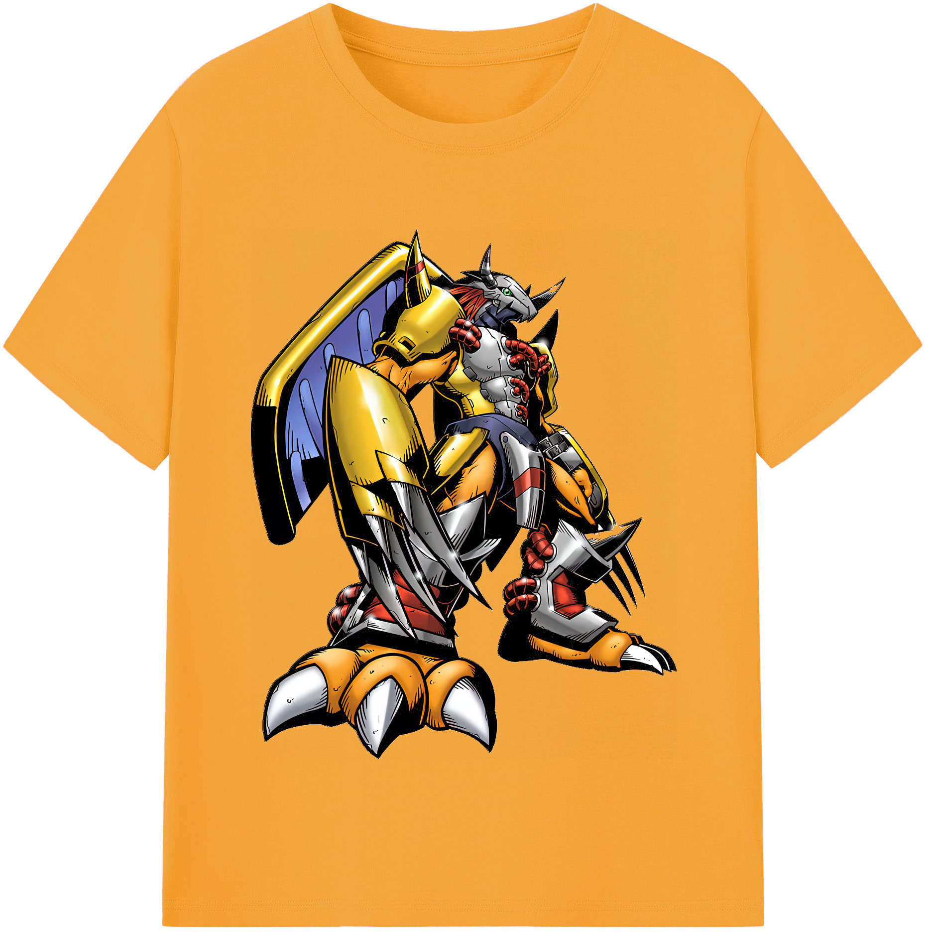 （画像用） Digimon デジタルモンスター/デジモン レディースカジュアルプリントTシャツ（綿100％）
