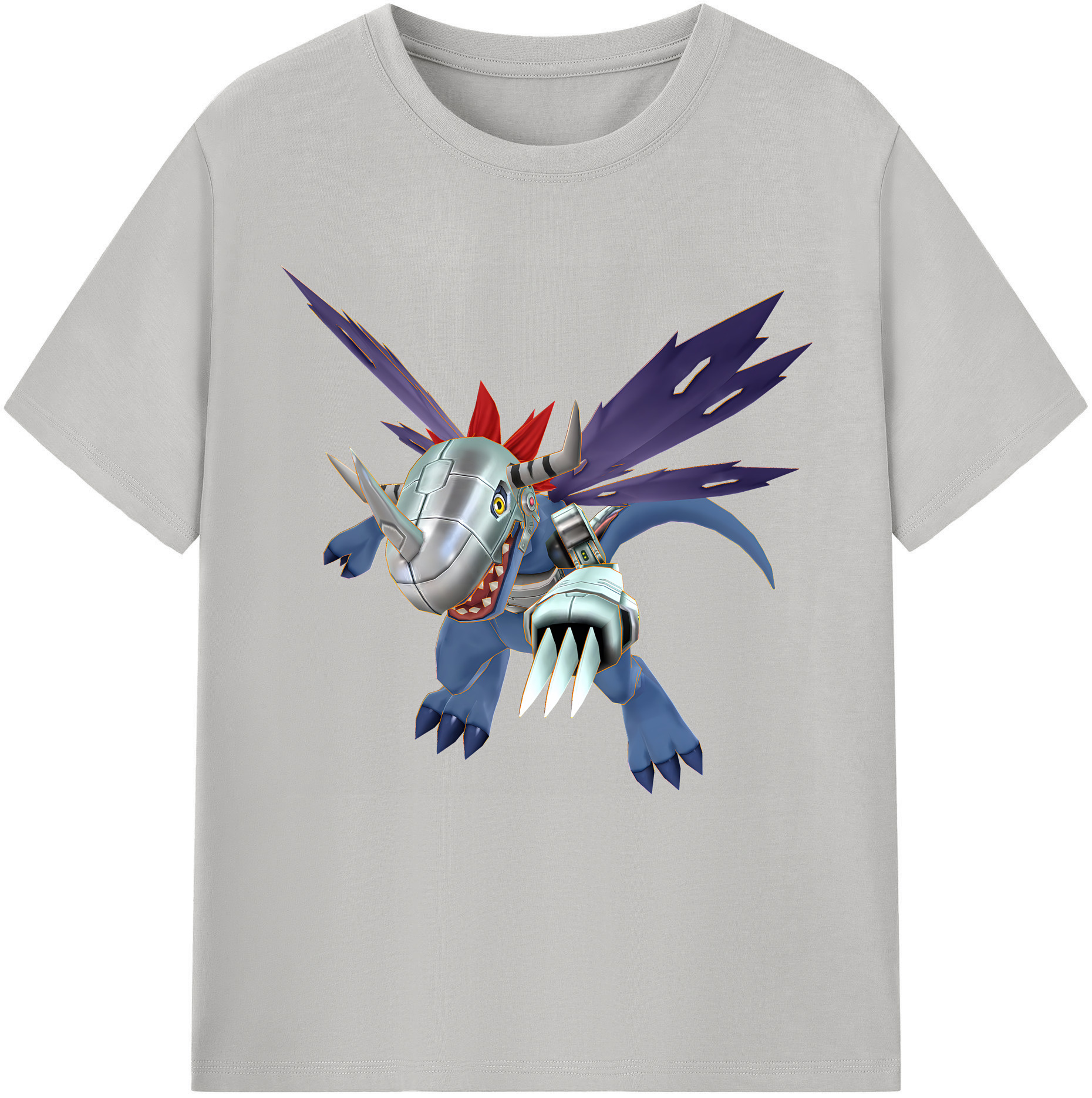 （画像用） Digimon デジタルモンスター/デジモン レディースカジュアルプリントTシャツ（綿100％）