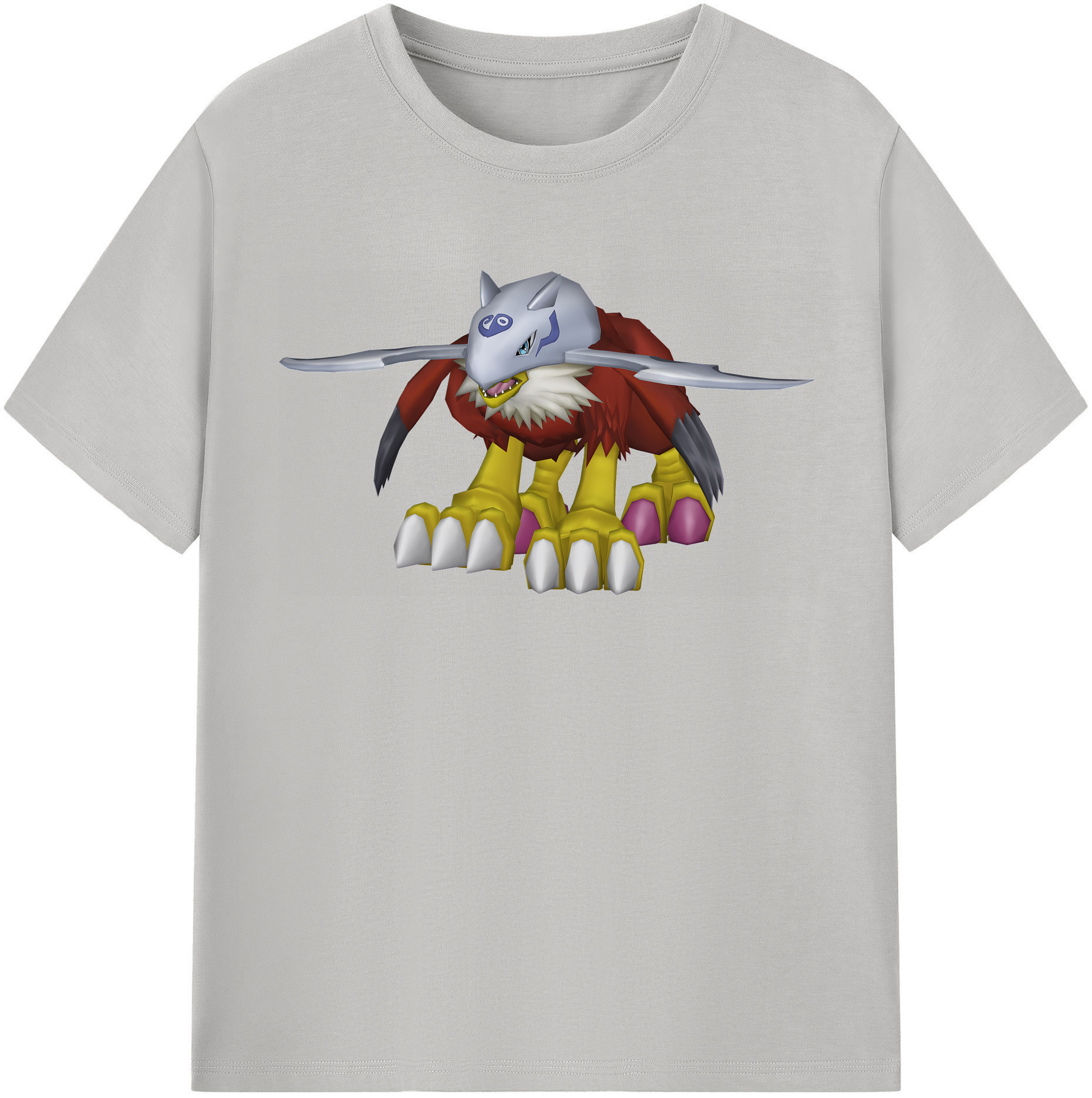 （画像用） Digimon デジタルモンスター/デジモン レディースカジュアルプリントTシャツ（綿100％）