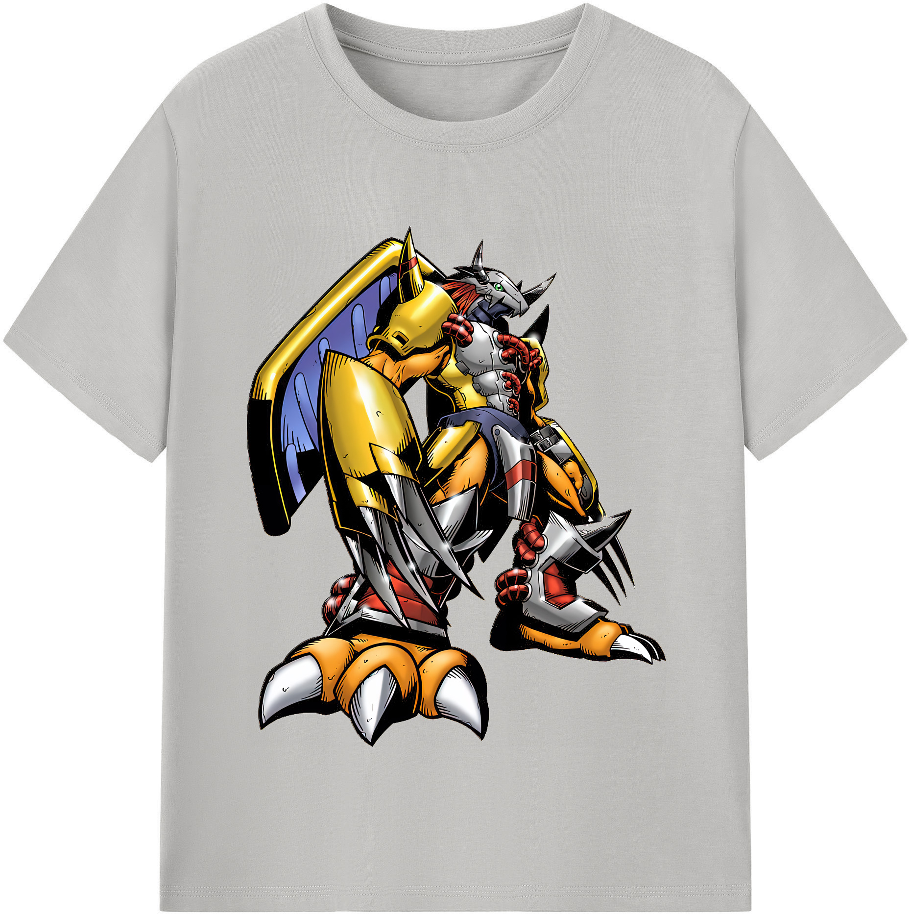 （画像用） Digimon デジタルモンスター/デジモン レディースカジュアルプリントTシャツ（綿100％）