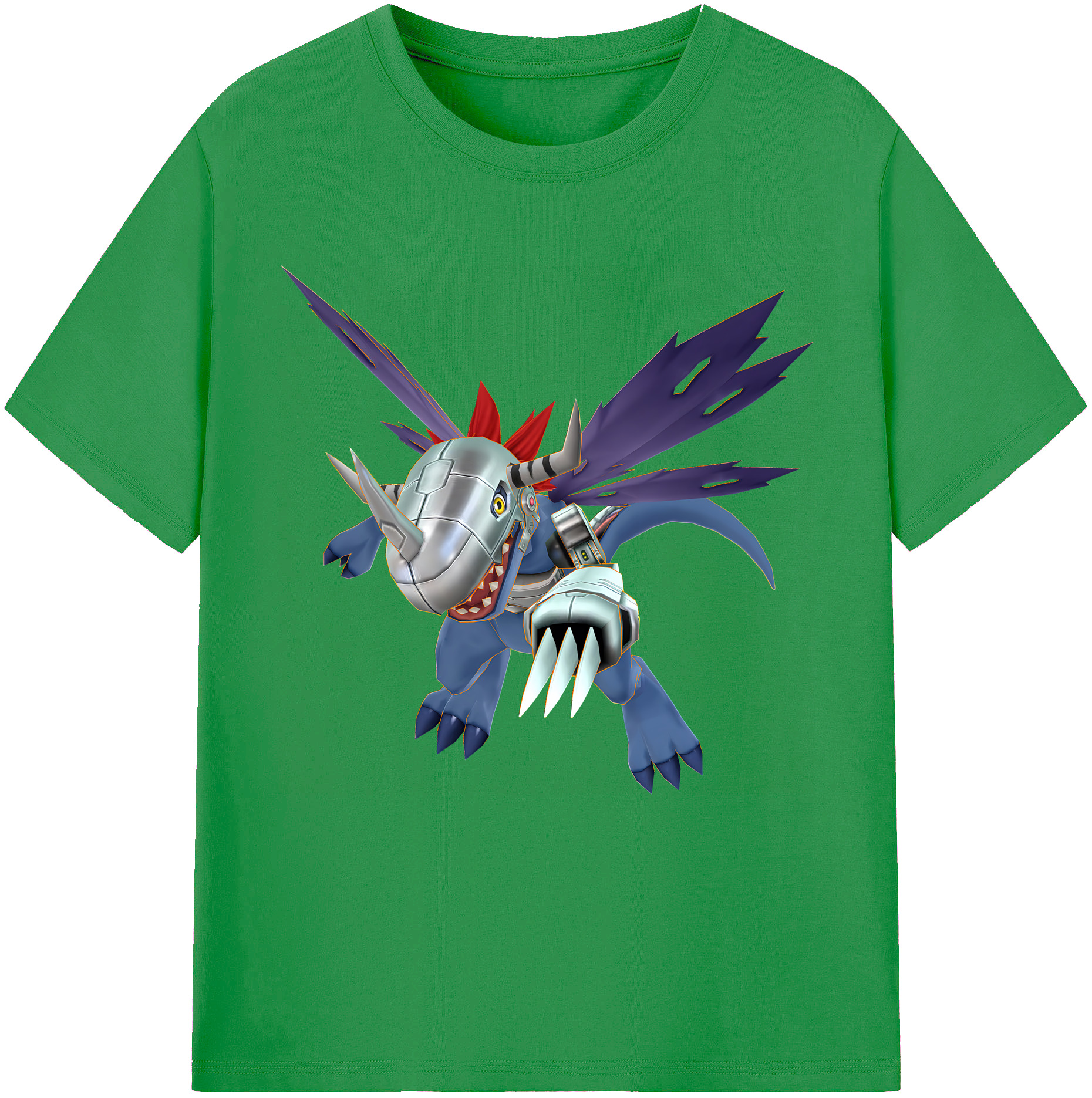 （画像用） Digimon デジタルモンスター/デジモン レディースカジュアルプリントTシャツ（綿100％）