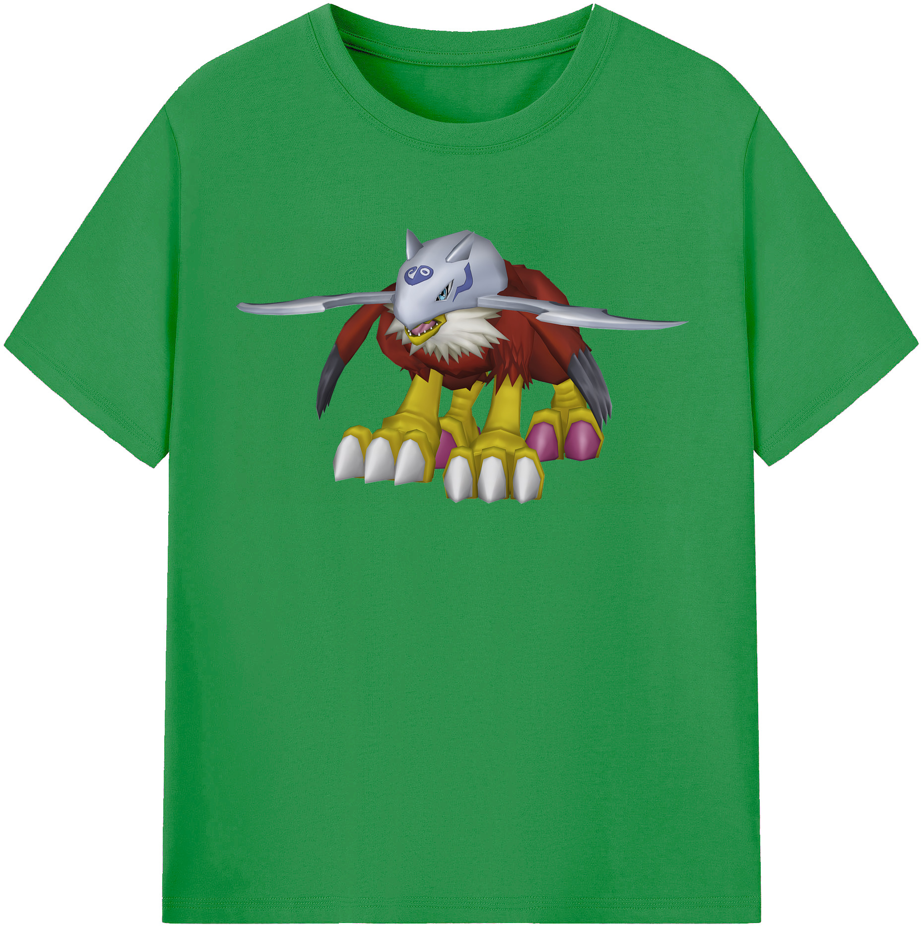 （画像用） Digimon デジタルモンスター/デジモン レディースカジュアルプリントTシャツ（綿100％）