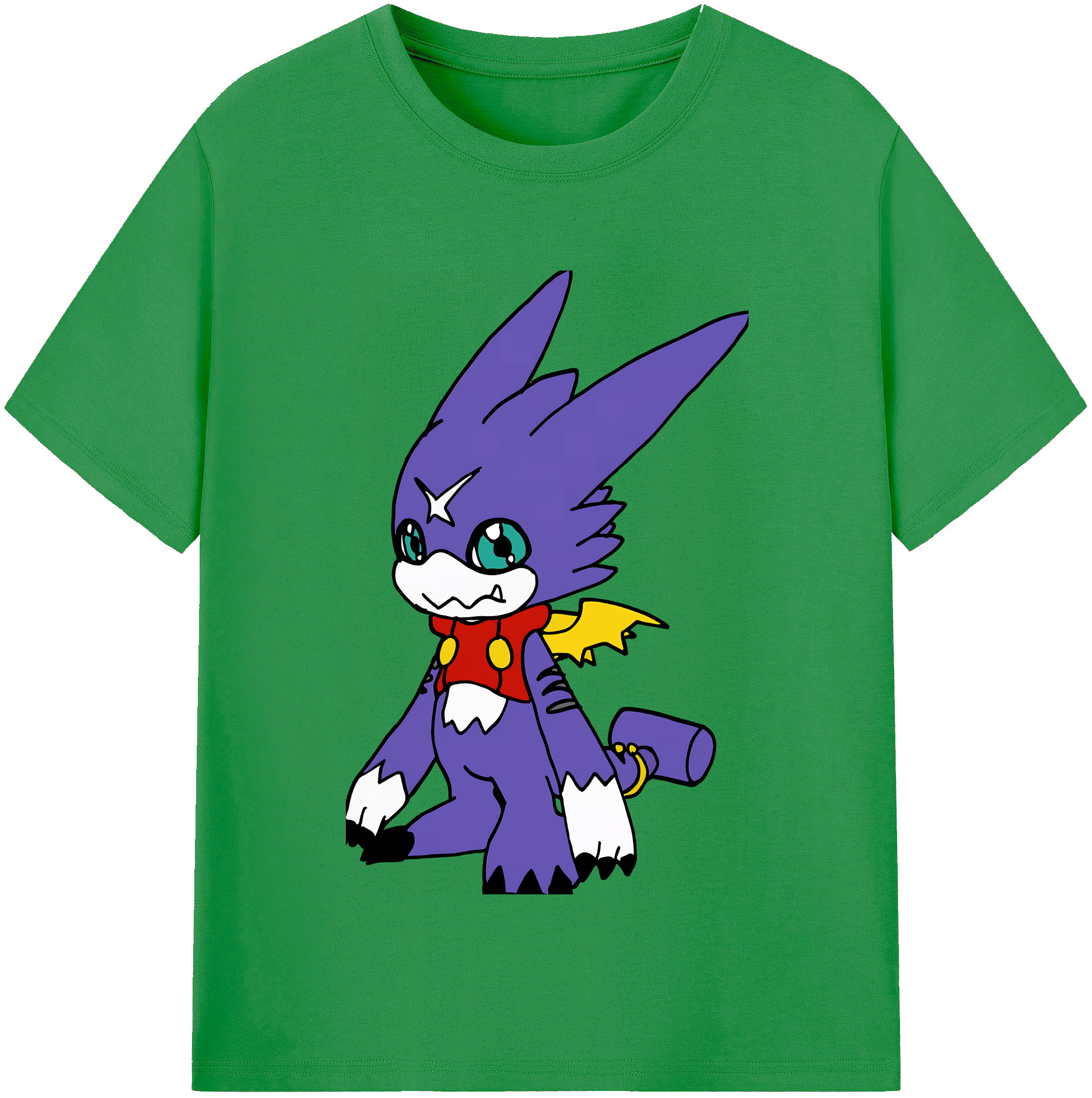 （画像用） Digimon デジタルモンスター/デジモン レディースカジュアルプリントTシャツ（綿100％）