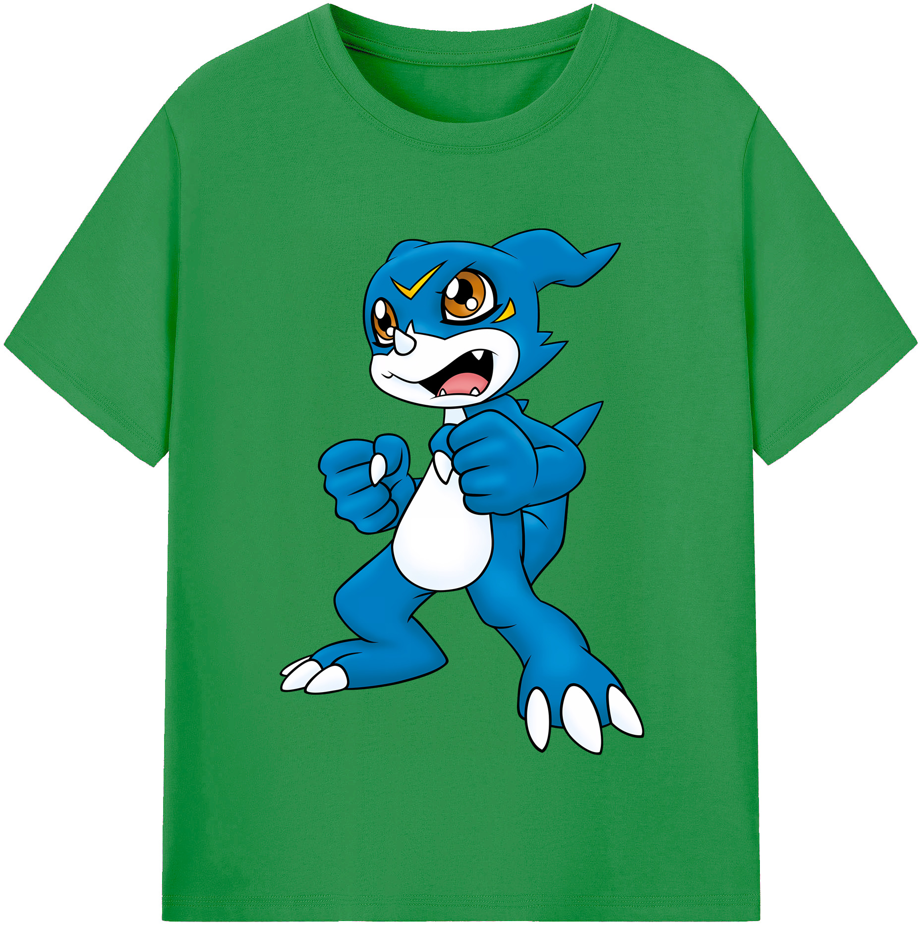 （画像用） Digimon デジタルモンスター/デジモン レディースカジュアルプリントTシャツ（綿100％）