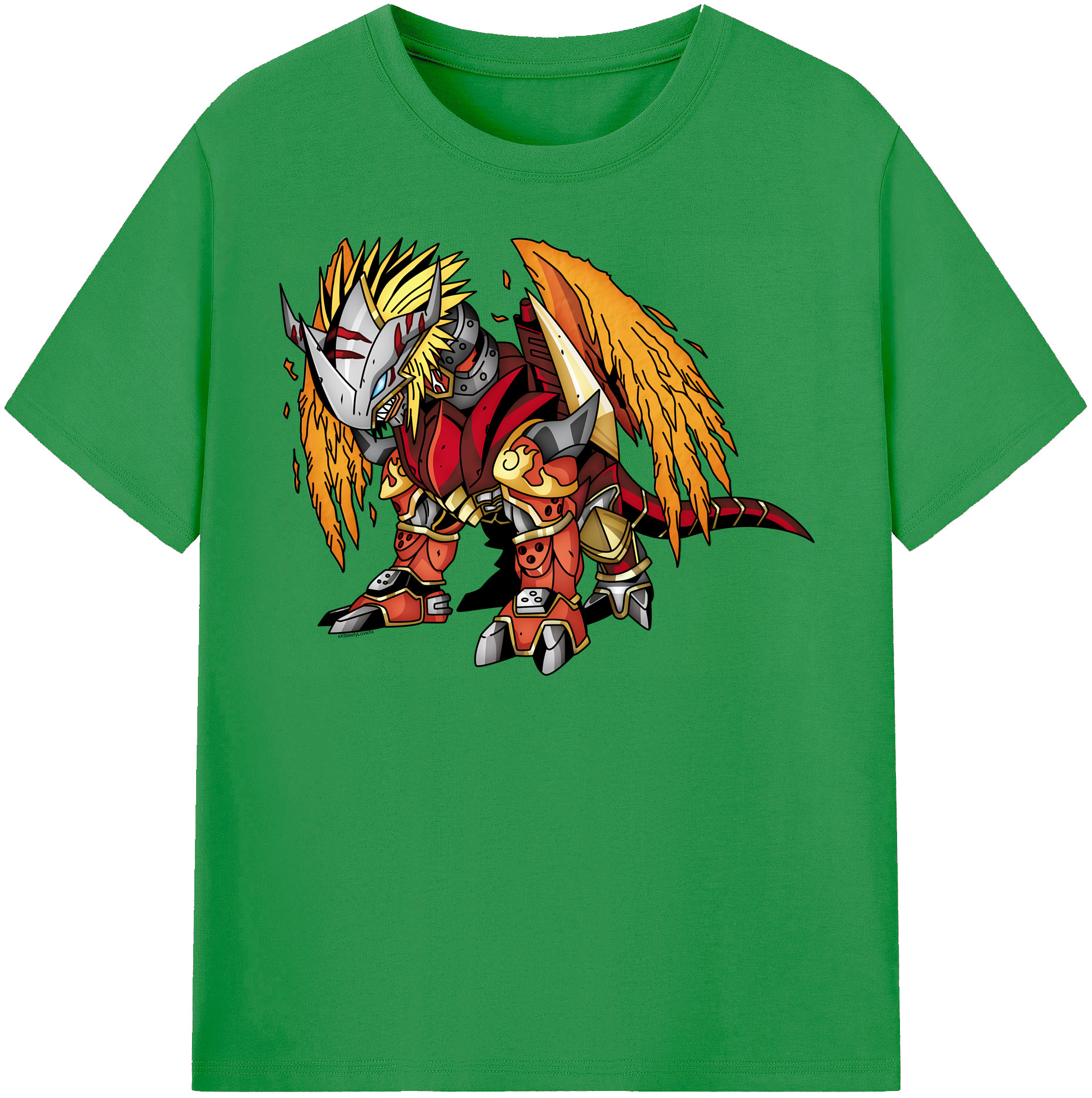 （画像用） Digimon デジタルモンスター/デジモン レディースカジュアルプリントTシャツ（綿100％）