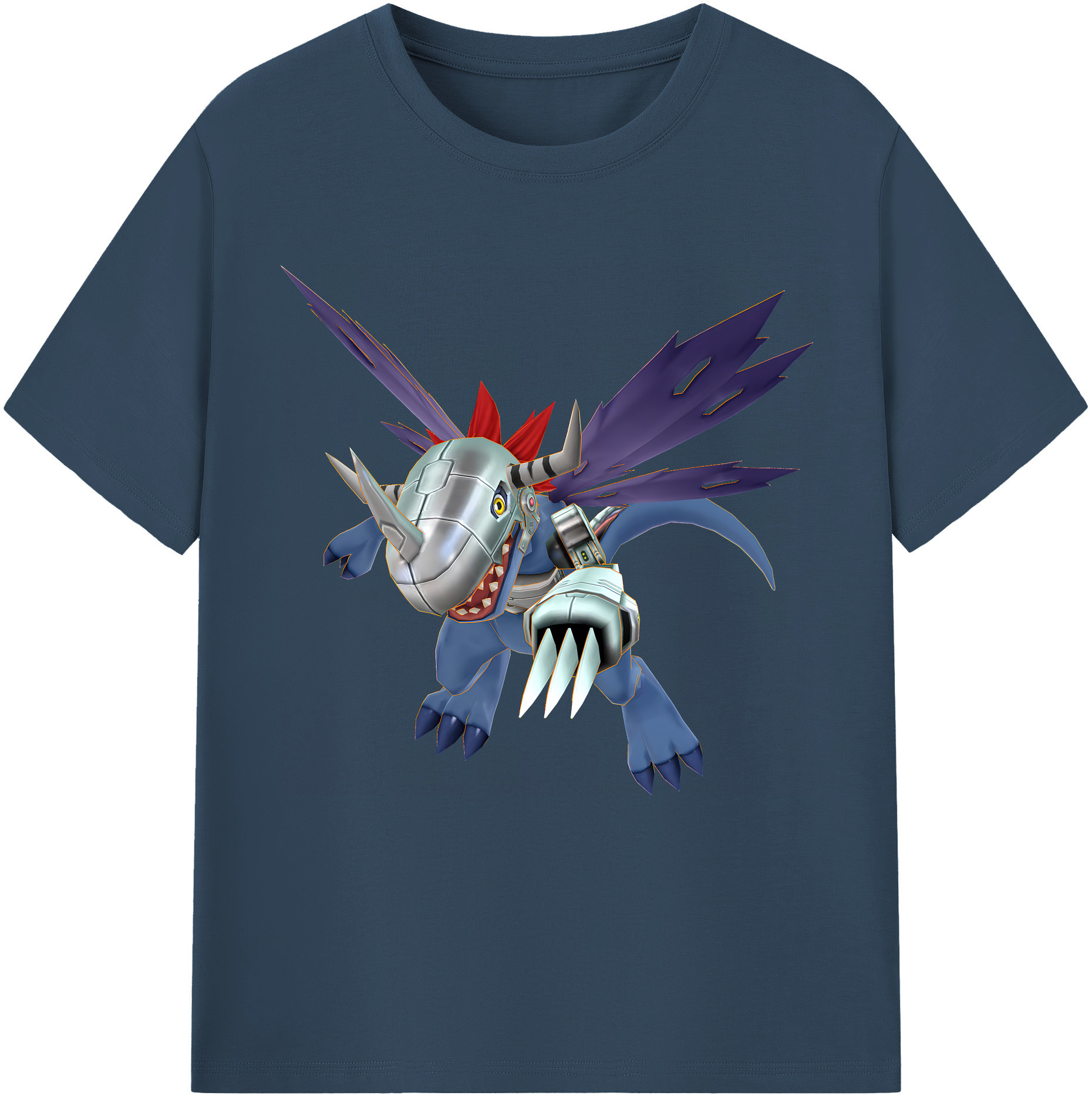 （画像用） Digimon デジタルモンスター/デジモン レディースカジュアルプリントTシャツ（綿100％）