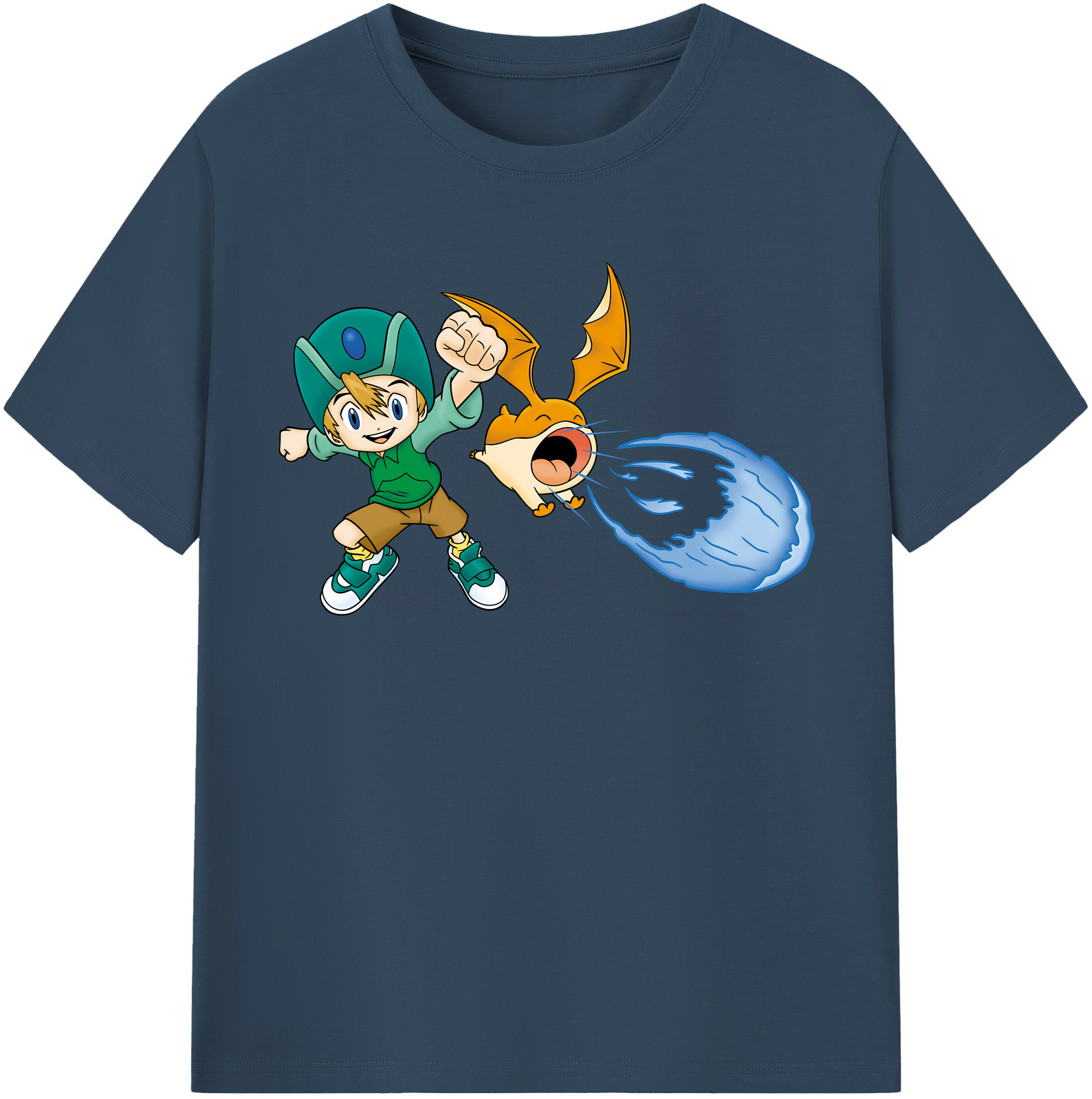 （画像用） Digimon デジタルモンスター/デジモン レディースカジュアルプリントTシャツ（綿100％）