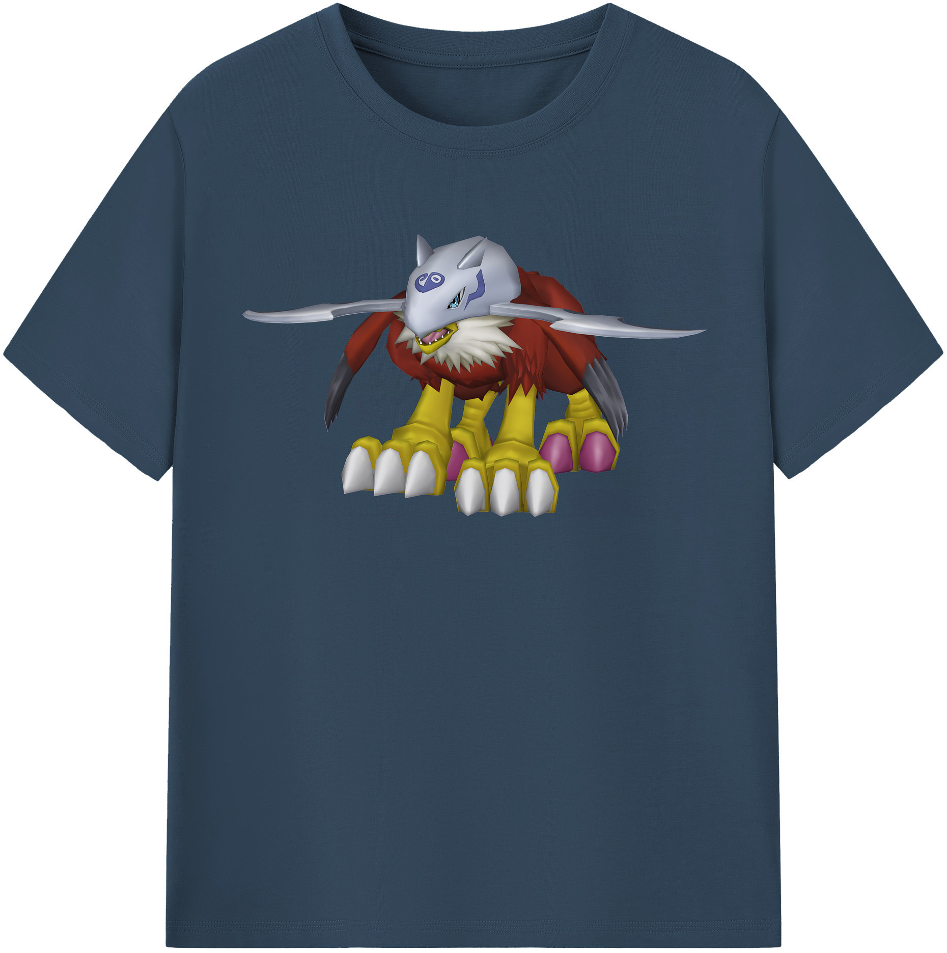 （画像用） Digimon デジタルモンスター/デジモン レディースカジュアルプリントTシャツ（綿100％）