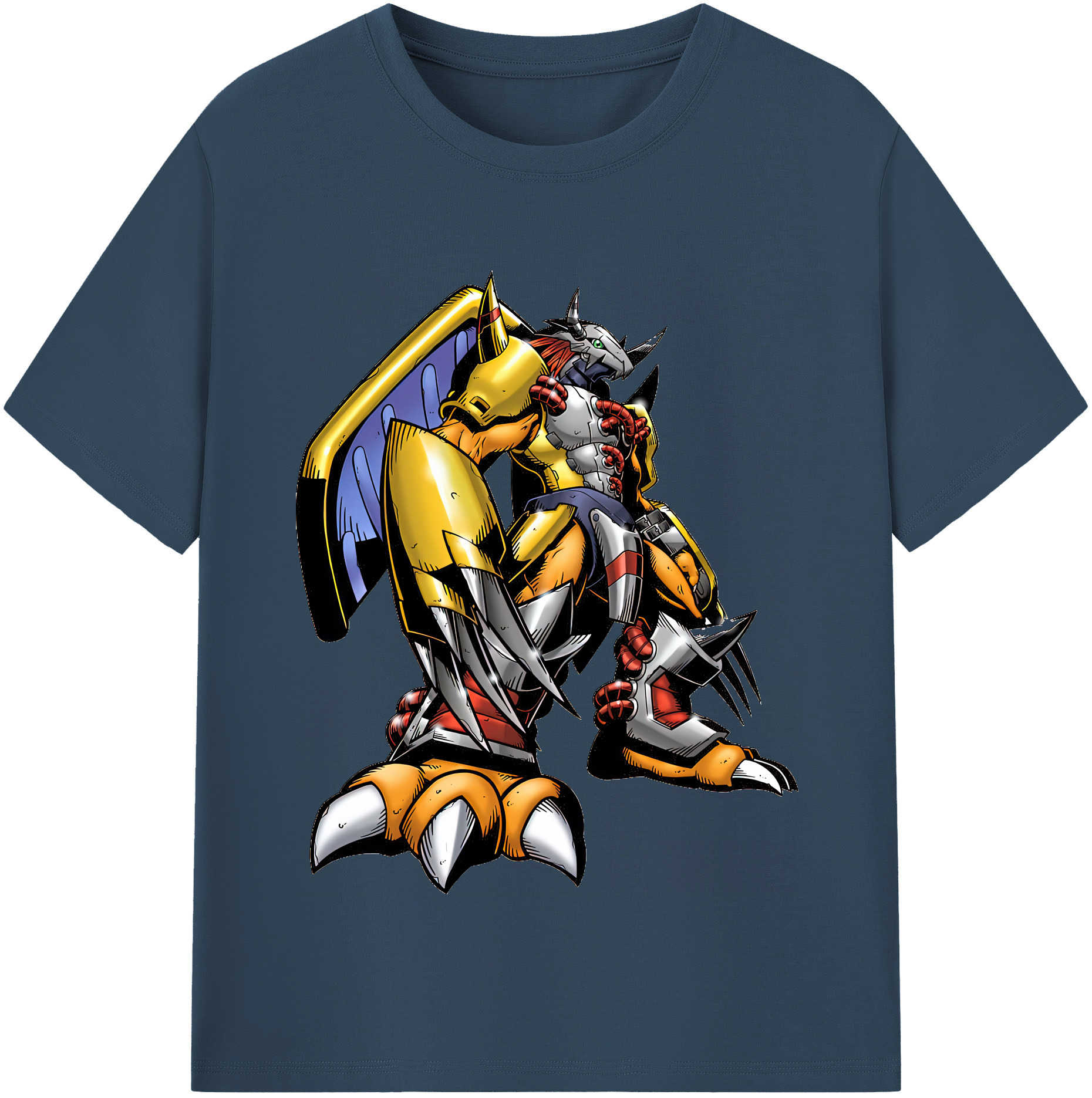 （画像用） Digimon デジタルモンスター/デジモン レディースカジュアルプリントTシャツ（綿100％）