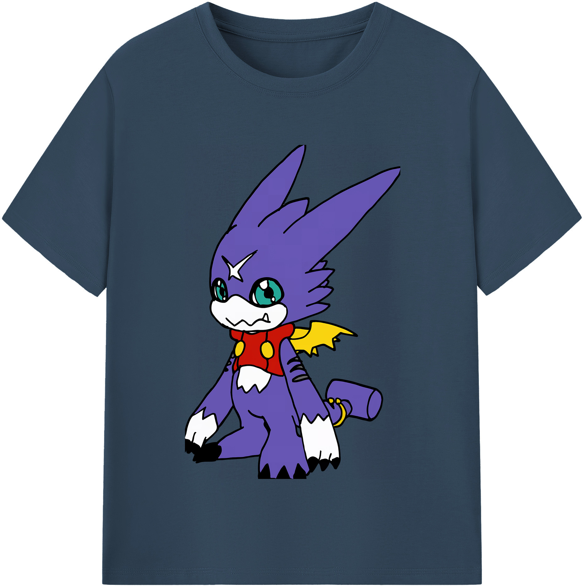 （画像用） Digimon デジタルモンスター/デジモン レディースカジュアルプリントTシャツ（綿100％）
