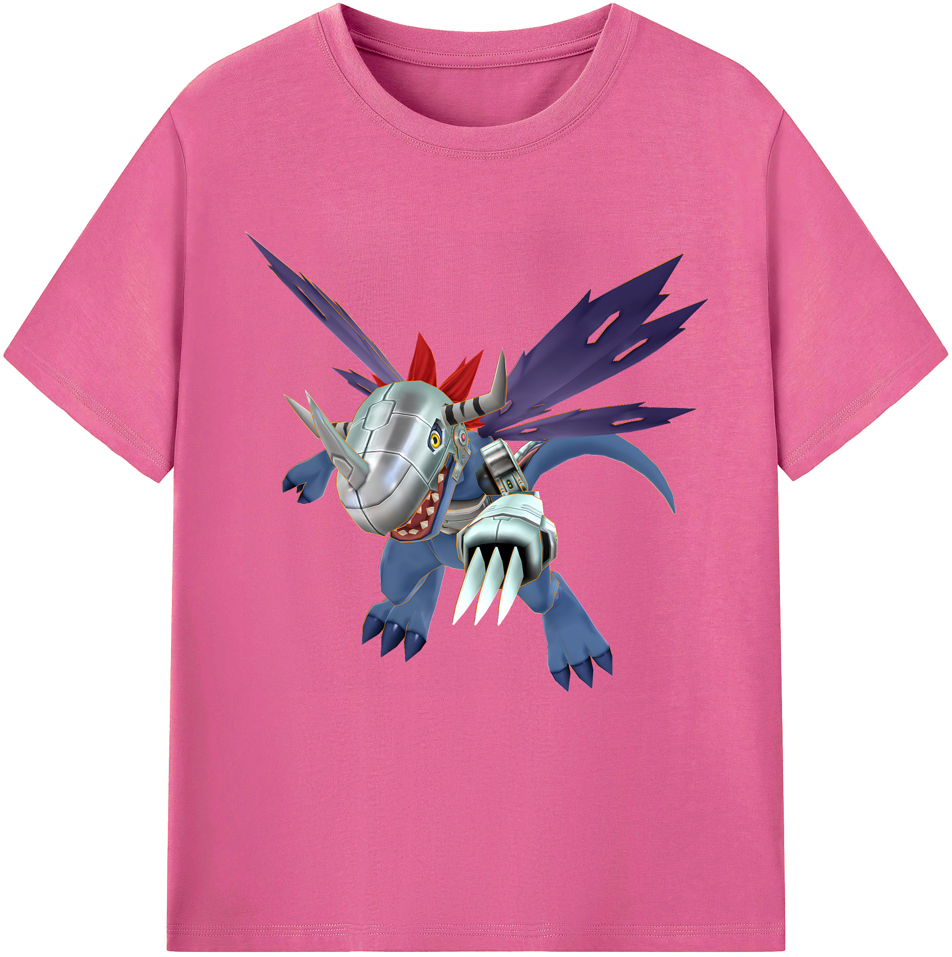 （画像用） Digimon デジタルモンスター/デジモン レディースカジュアルプリントTシャツ（綿100％）