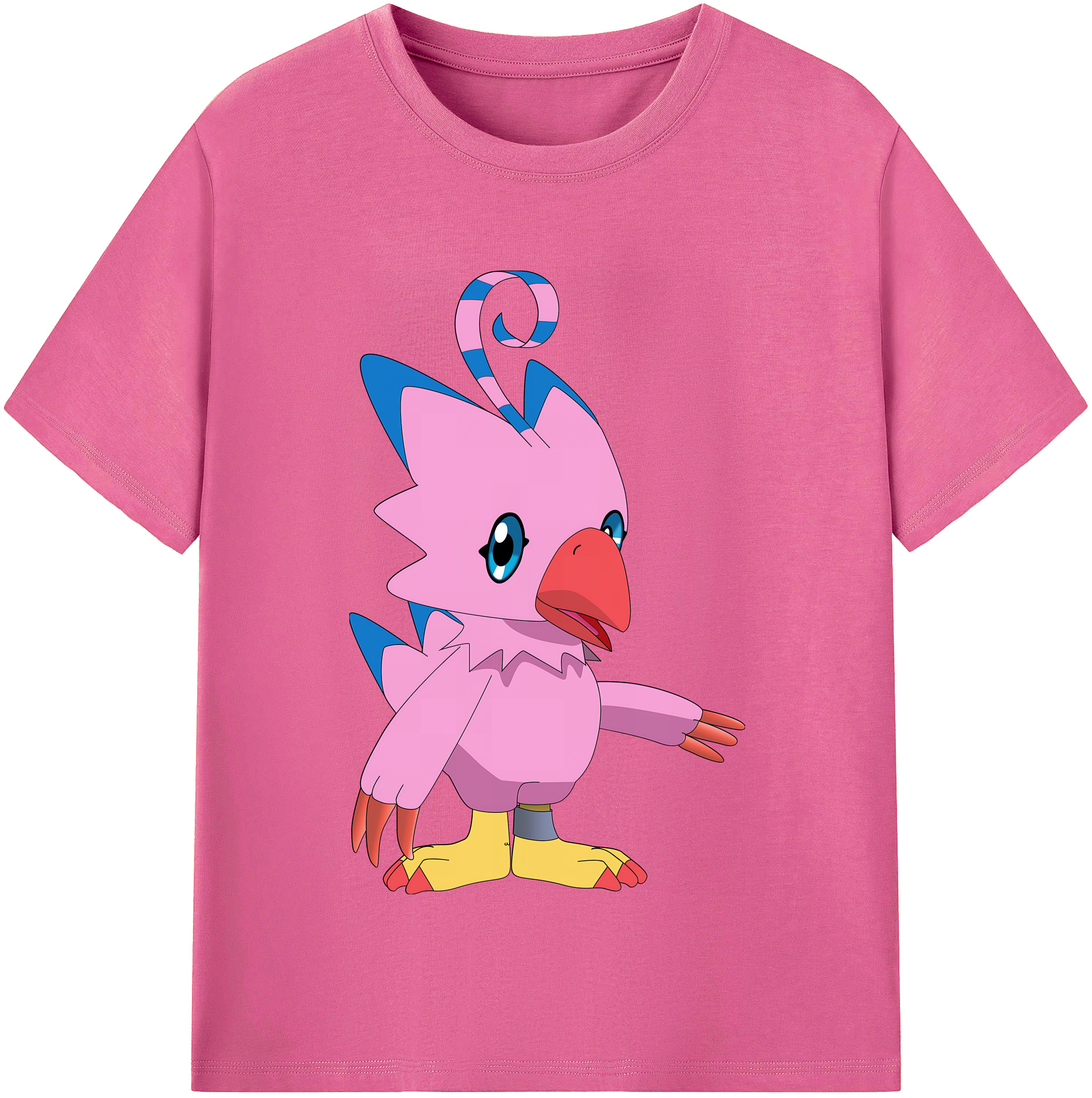 （画像用） Digimon デジタルモンスター/デジモン レディースカジュアルプリントTシャツ（綿100％）