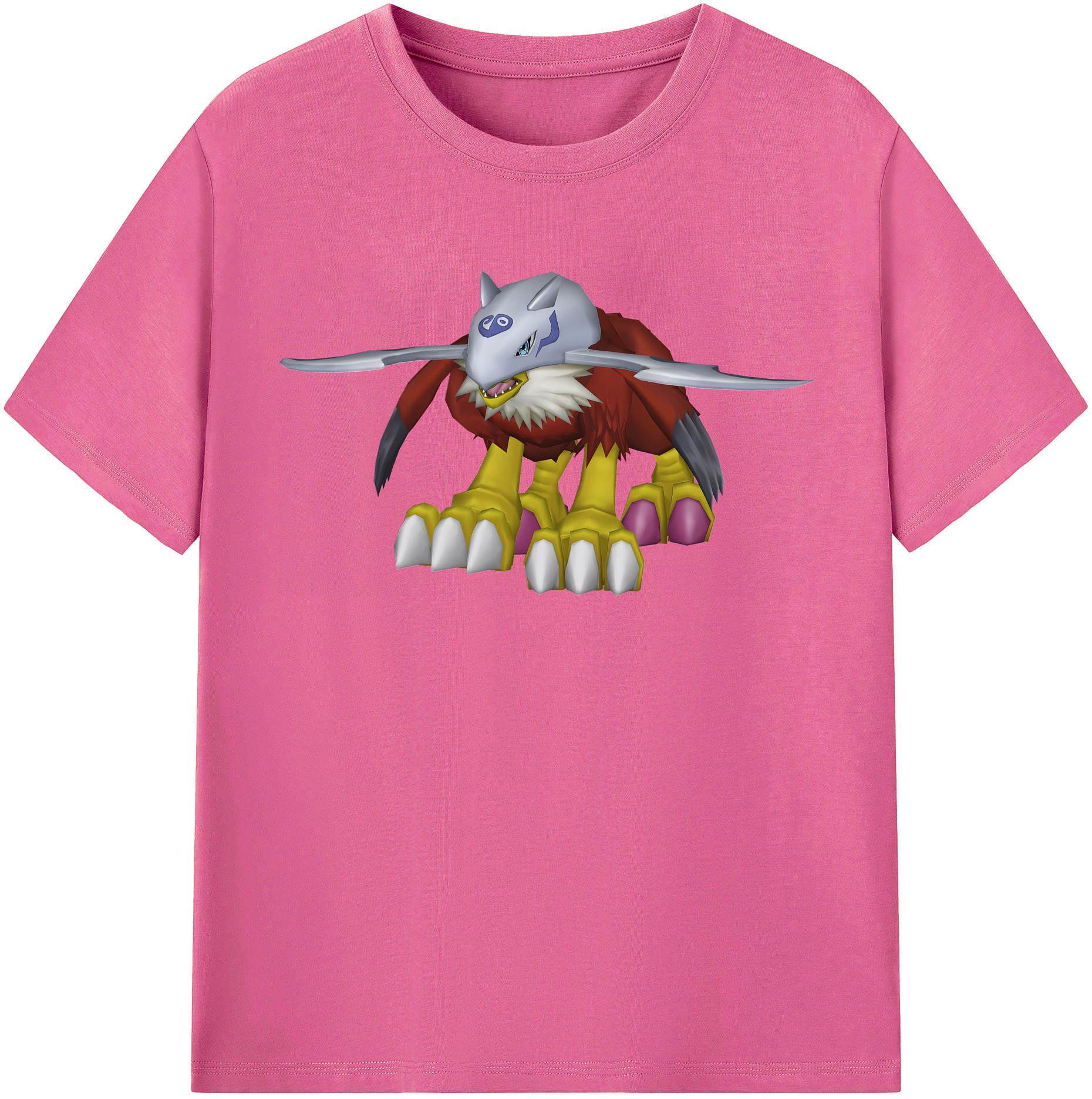 （画像用） Digimon デジタルモンスター/デジモン レディースカジュアルプリントTシャツ（綿100％）