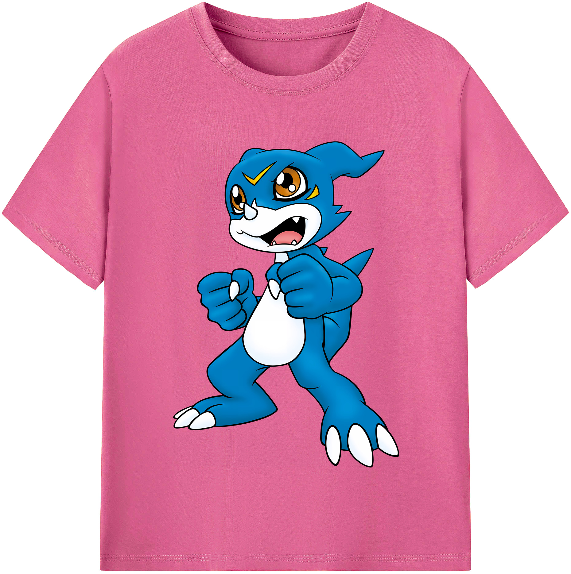 （画像用） Digimon デジタルモンスター/デジモン レディースカジュアルプリントTシャツ（綿100％）