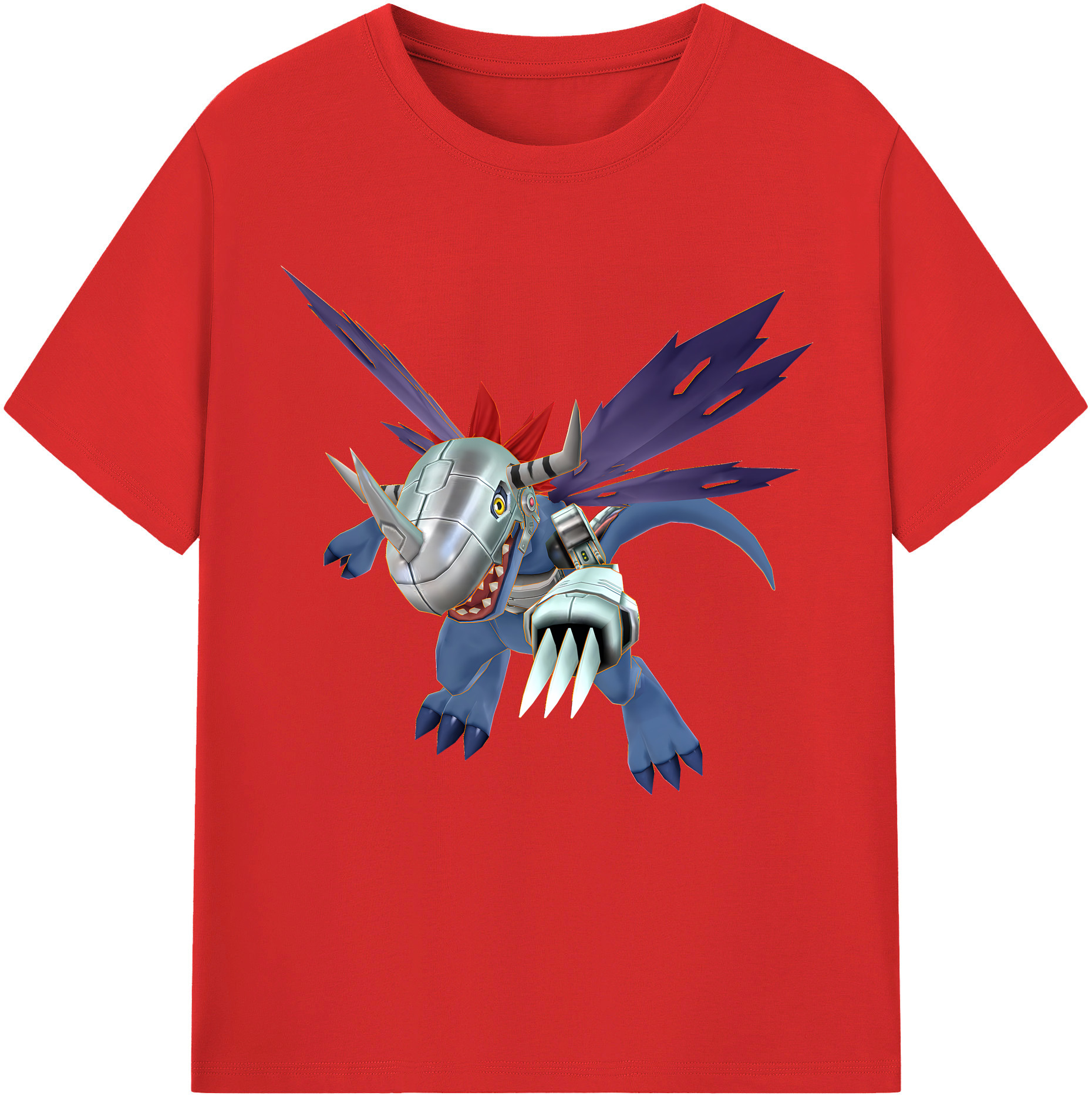 （画像用） Digimon デジタルモンスター/デジモン レディースカジュアルプリントTシャツ（綿100％）